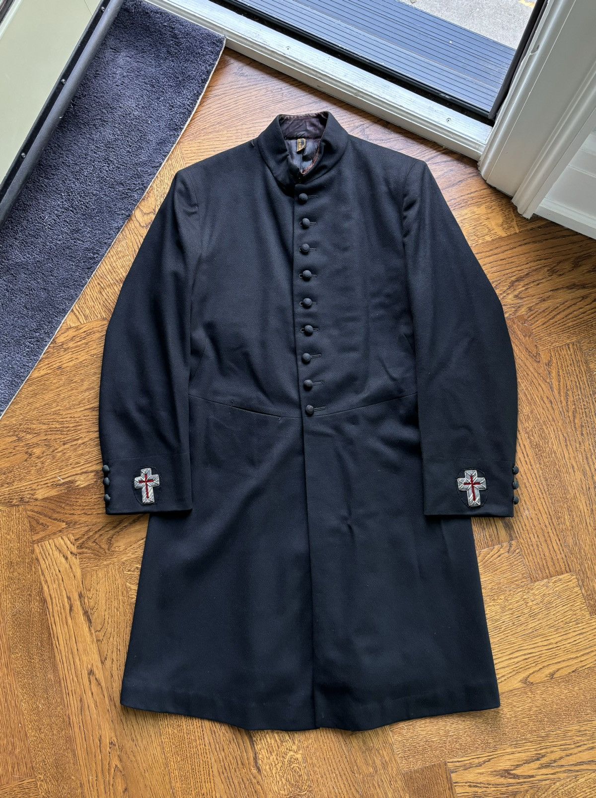 True Vintage Freemasons Wool Coat 1900s Knights Templar MFG
