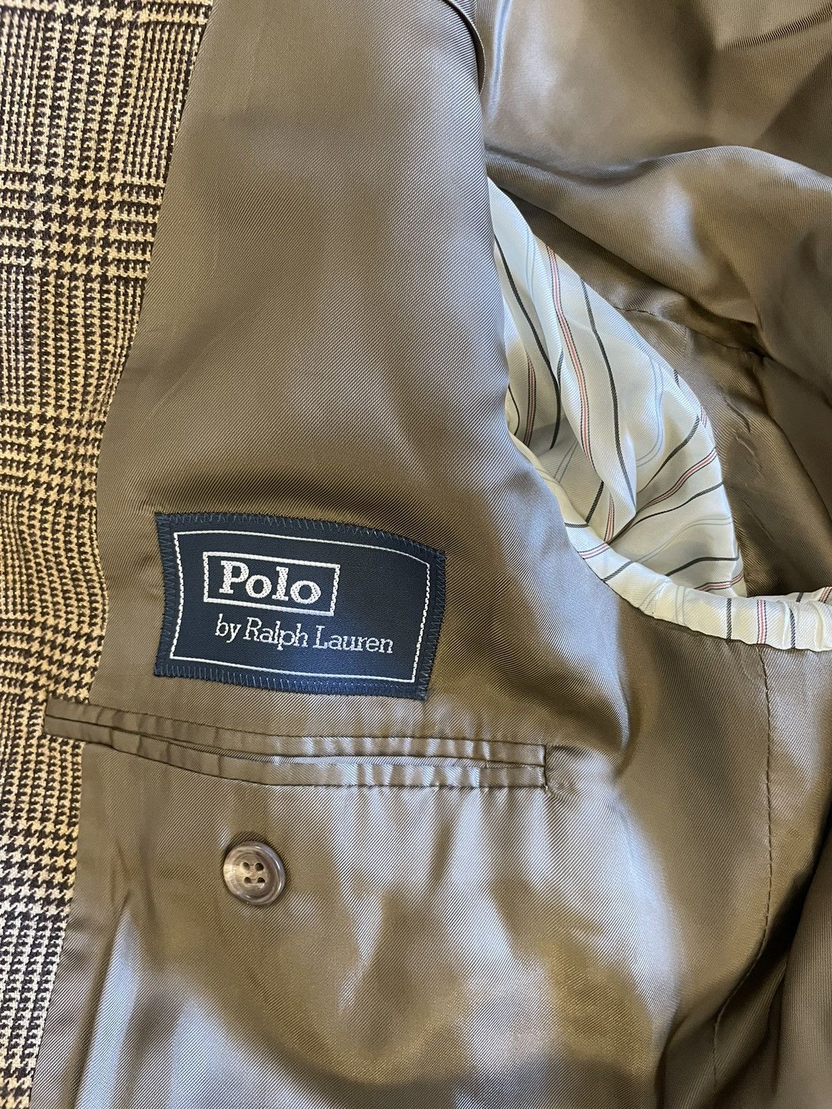 Polo Ralph Lauren × Vintage Prince of Wales Check Wool Suit Size 46R - 12 Thumbnail