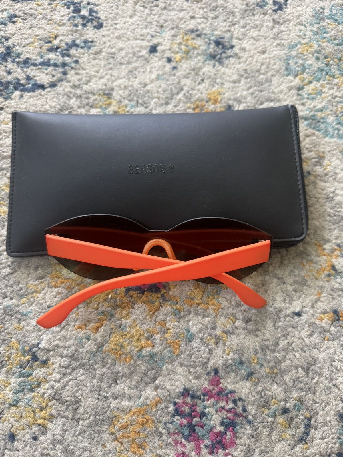 Yeezy 1 OF 1 UNRELEASED YEEZY SEASON 6 ORANGE SAMPLE SUNGLSSSES Size ONE SIZE - 2 Thumbnail
