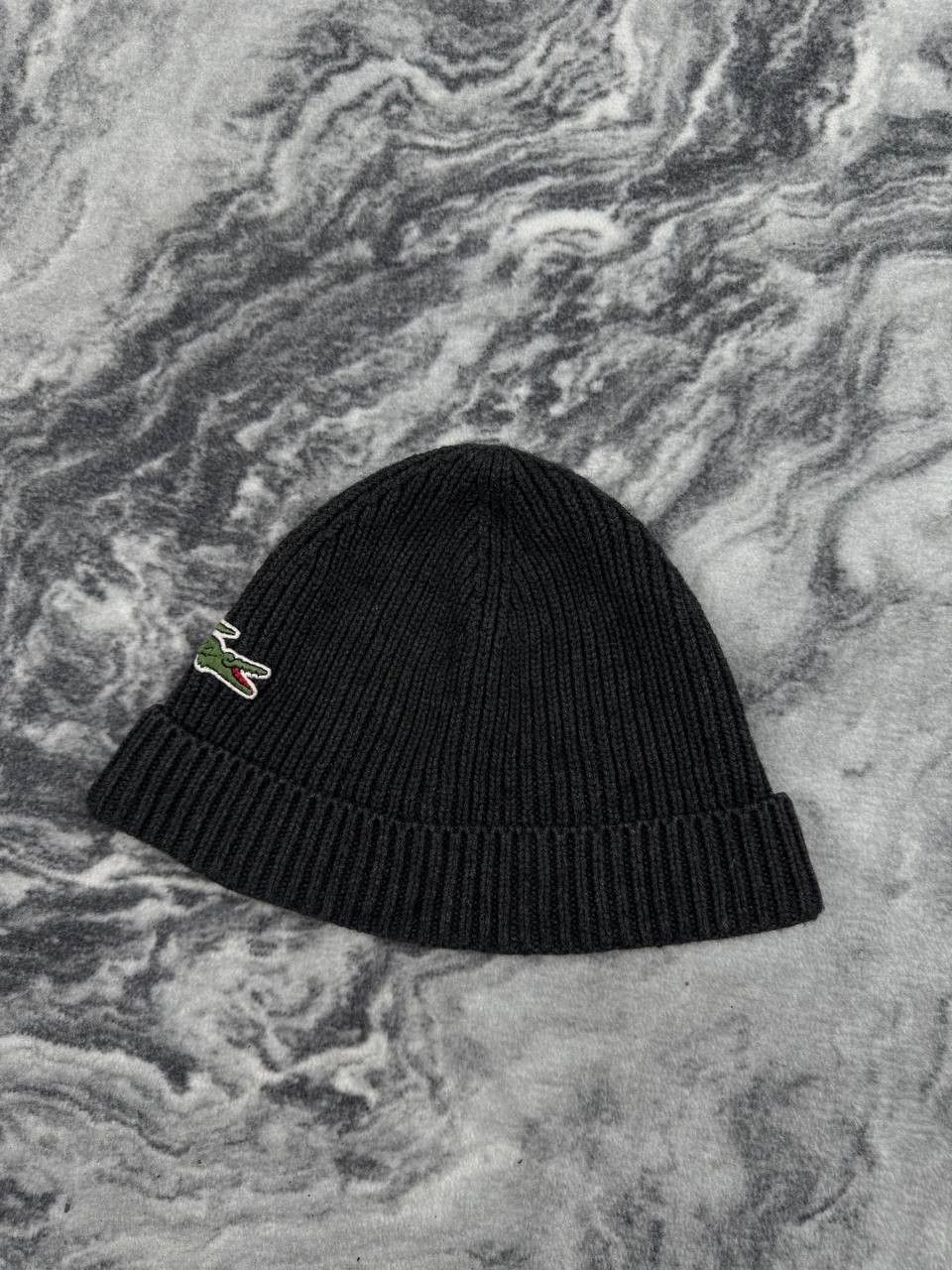 Lacoste Vintage lacoste Hat Beanie Wool Big Logo Size ONE SIZE - 3 Thumbnail