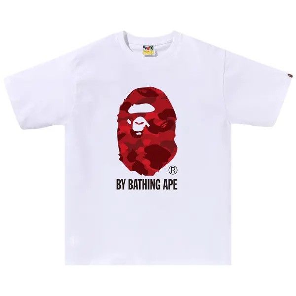 Bape BAPE Color Camo By Bathing Ape Tee White/Red Size US XXL / EU 58 / 5 - 2 Thumbnail