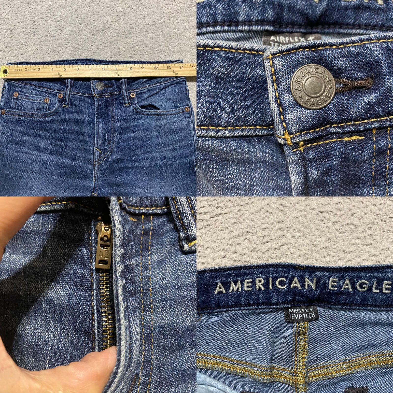 American Eagle Outfitters American Eagle Outfitters Jeans Main Selling Point Denim 29x30 Blue Low Rise Skinny 5-Pocket Mens Size US 28 / EU 44 - 8 Thumbnail