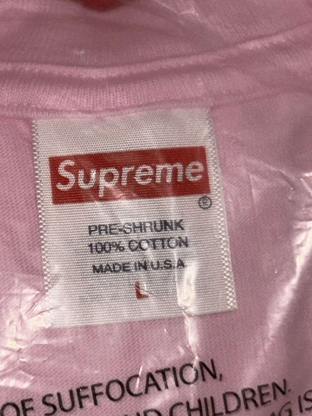 Supreme Supreme Camacho Tee Light Pink FW23 size Large NEW WITH TAGS Size US L / EU 52-54 / 3 - 3 Thumbnail