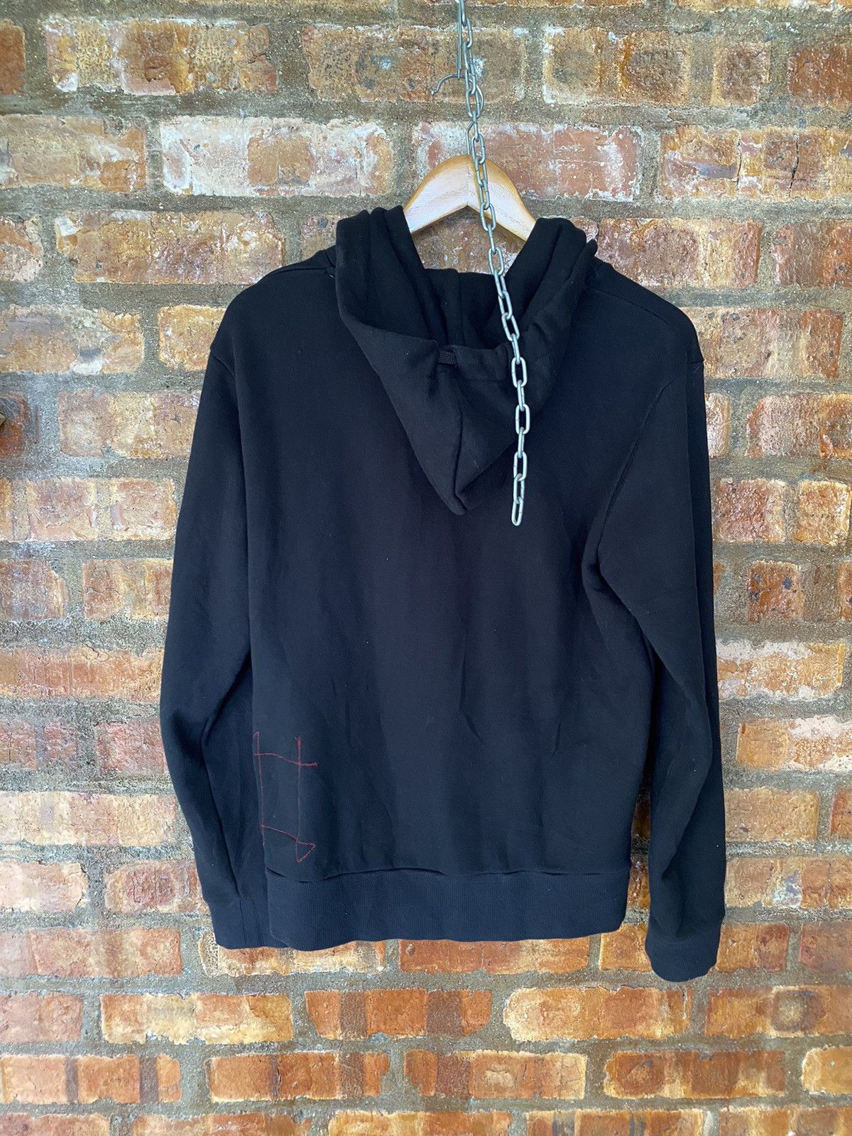 Japanese Brand Vtg Burn Out Japan loopwheel Dual Zipper Hoodie Size US M / EU 48-50 / 2 - 10 Thumbnail