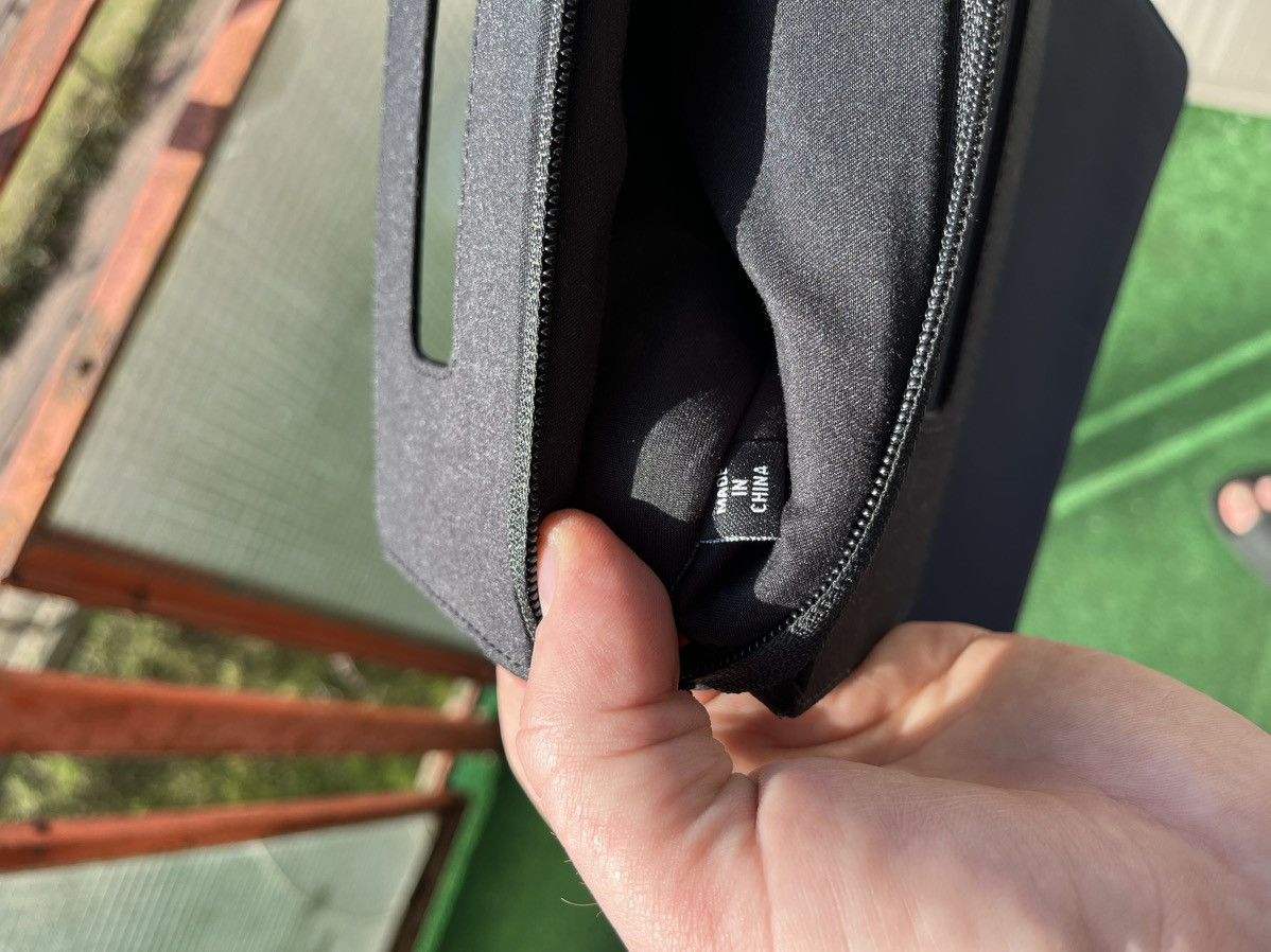 A-COLD-WALL* A-Cold-Wall* Black Grid Overlocked Tablet Tote Size ONE SIZE - 5 Thumbnail