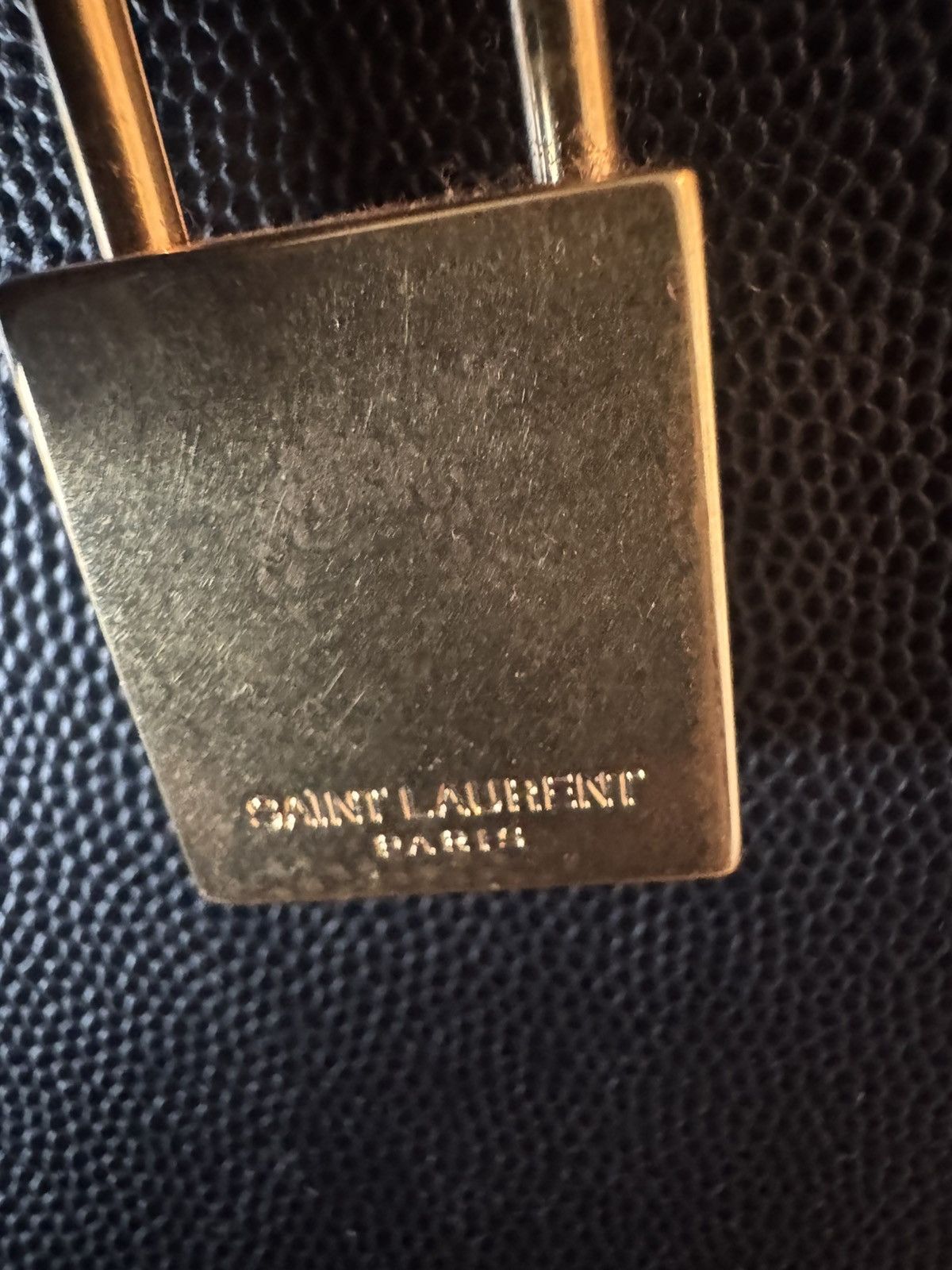 Saint Laurent Paris Saint Laurent Paris Leather Briefcase Size ONE SIZE - 3 Thumbnail