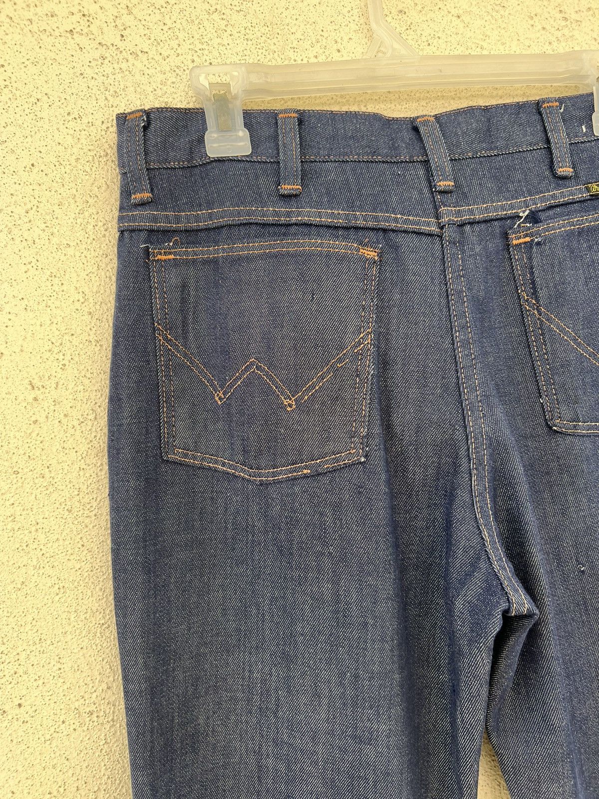 Vintage Vintage 60s Wrangler TALON Zipper Light Denim Bootcut Jeans Size US 30 / EU 46 - 16 Thumbnail
