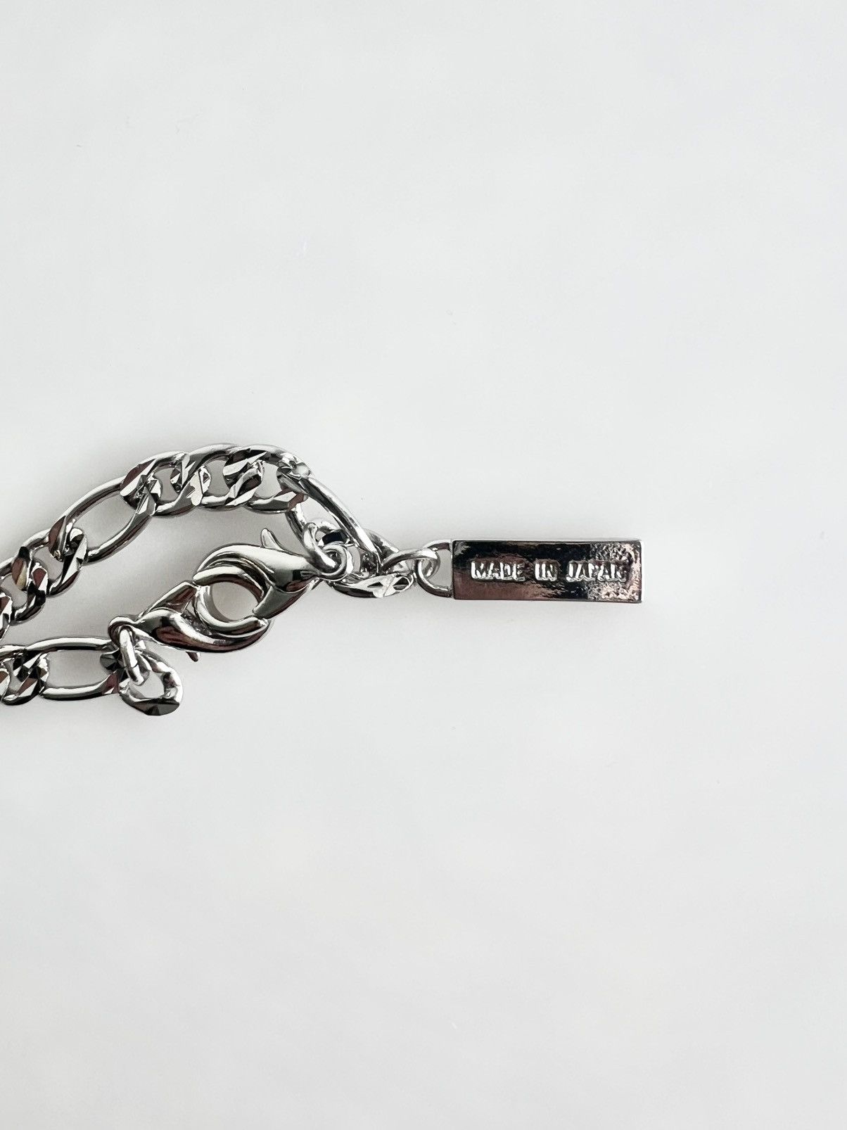 Yohji Yamamoto Yohji Yamamoto - Silver Crystal Long Chain Necklace Size ONE SIZE - 5 Thumbnail