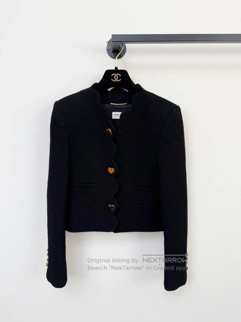 Saint Laurent Paris Heart Jacket