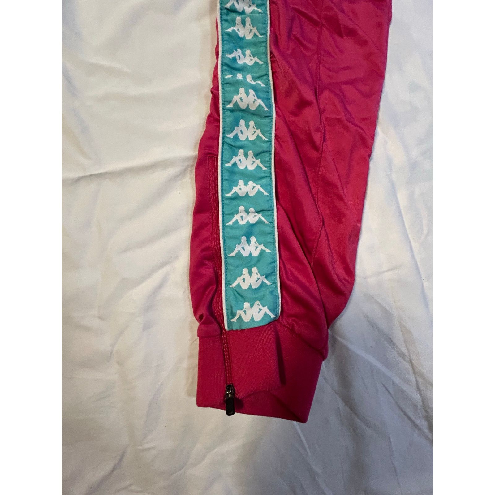 Kappa Kappa Iconic Track Joggers - Retro Red Aqua Women’s Size 0 Size 25" / US 0 / IT 36 - 9 Thumbnail
