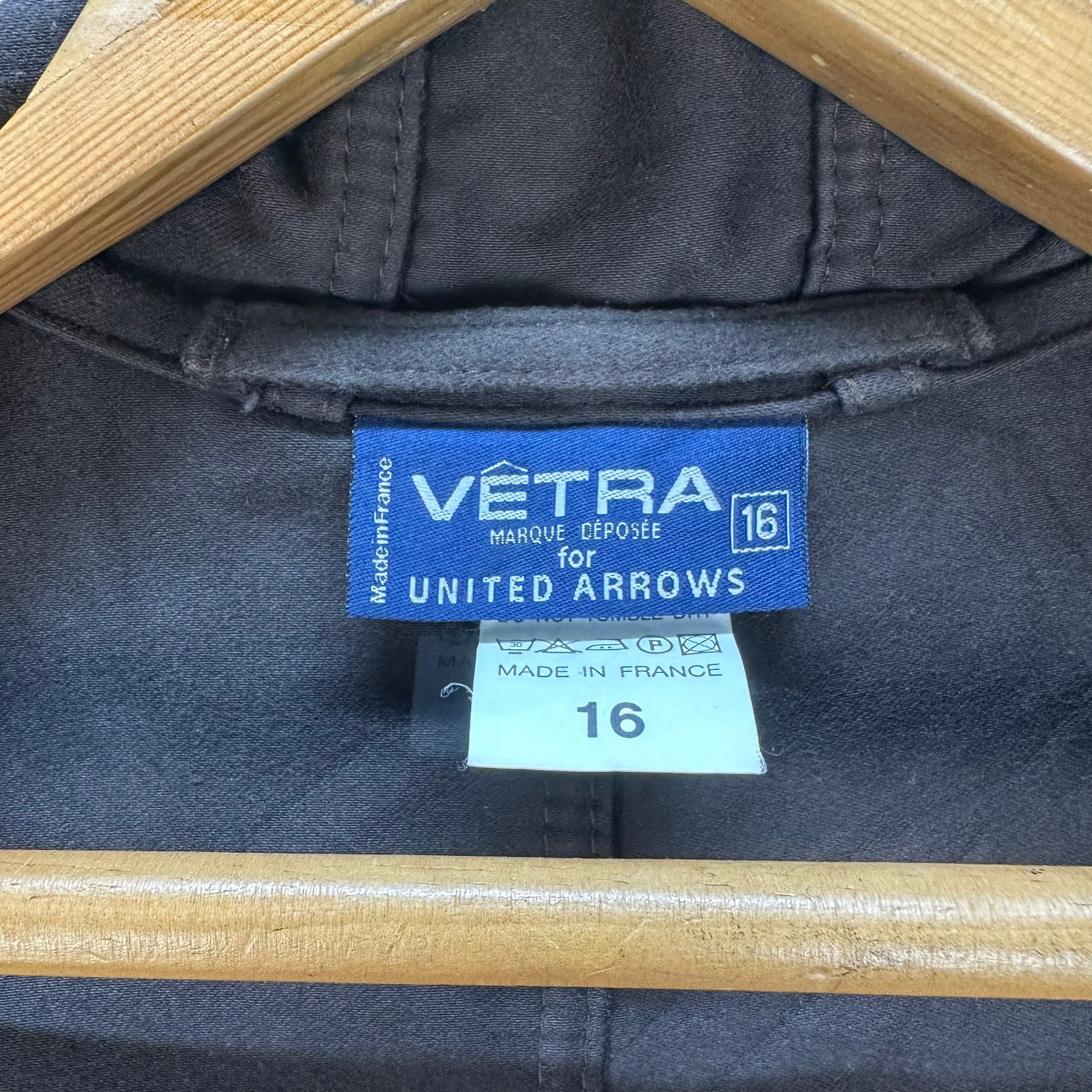 United Arrows VETRA X UNITED ARROWS HOODED COAT JACKET #8066-199 Size US S / EU 44-46 / 1 - 7 Thumbnail