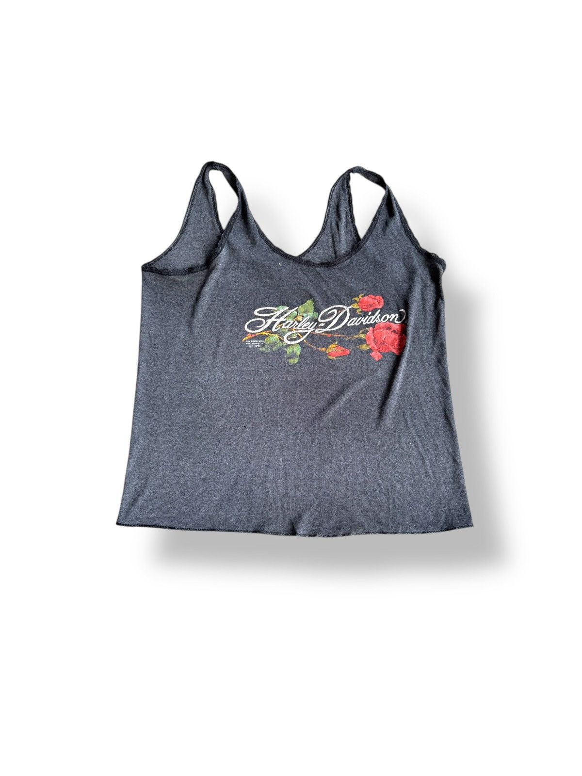 Harley Davidson × Vintage *RARE* VINTAGE 1990 90s 3D EMBLEM HARLEY DAVIDSON TANK TOP Size L / US 10 / IT 46 - 1 Thumbnail