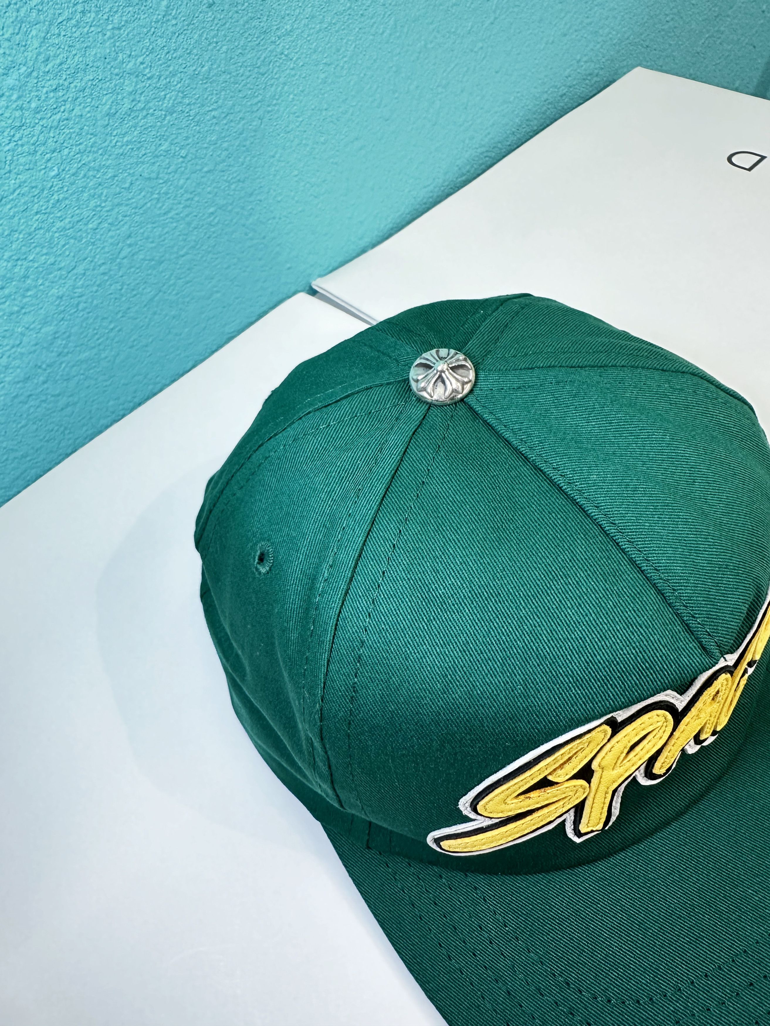 Chrome Hearts Chrome Hearts matty boy space leather patch cap Size ONE SIZE - 4 Thumbnail