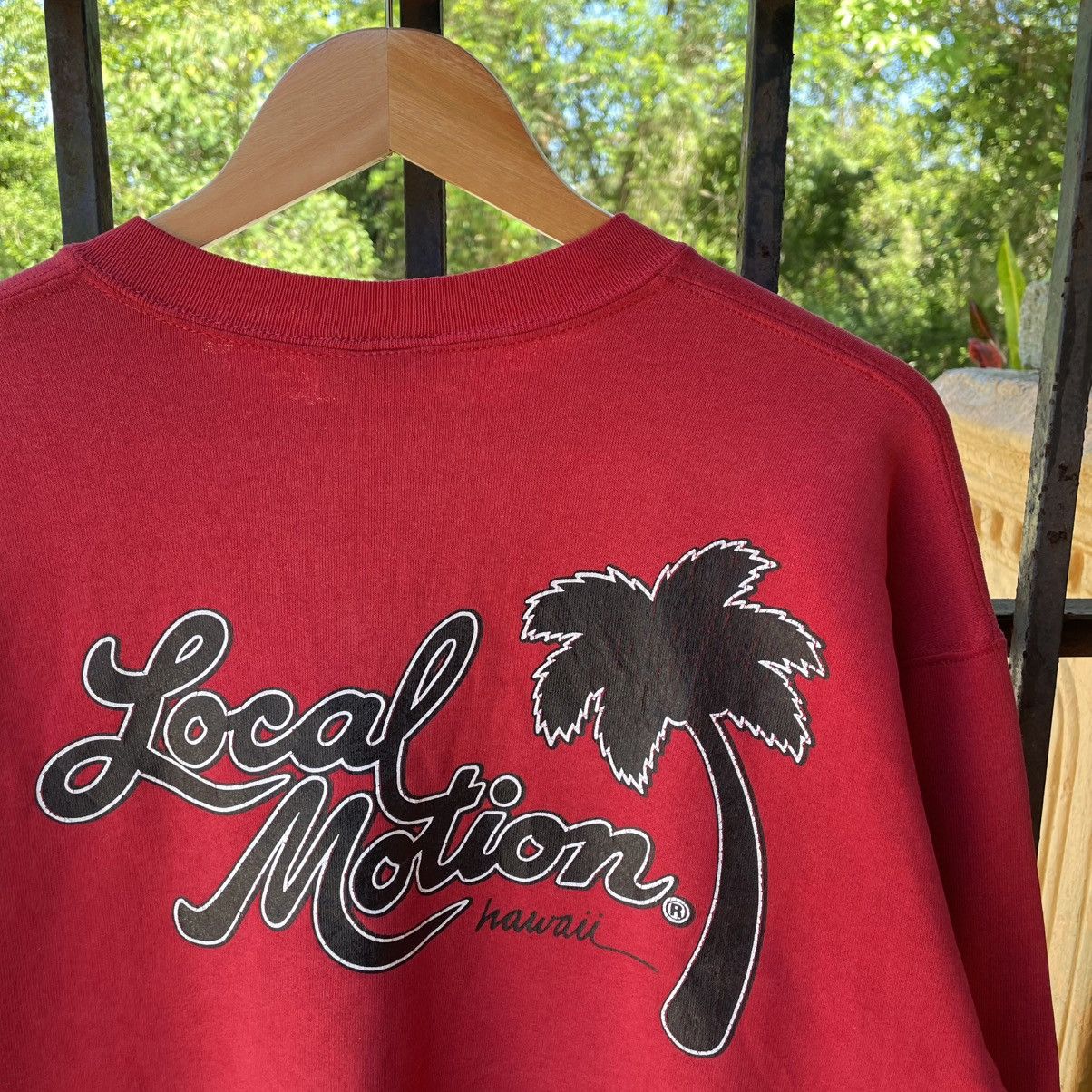 Vintage 🔥Vintage 90s Local Motion USA Made Big Logo Sweatshirts Size US M / EU 48-50 / 2 - 2 Thumbnail