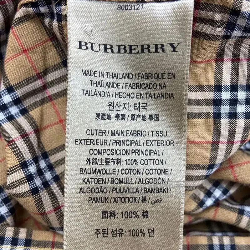 Burberry Burberry Cotton Checked Shirt for Women. Size M / US 6-8 / IT 42-44 - 6 Thumbnail
