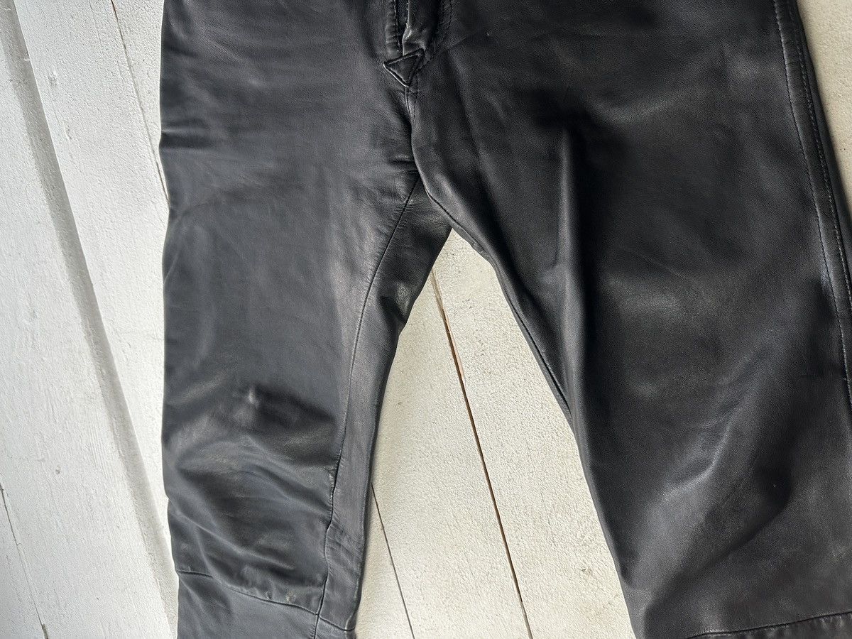 Other IXS 🚨GRAIL MEN LEATHER PANTS Y2K WESTERN MOTORCYCLE Size US 28 / EU 44 - 3 Thumbnail