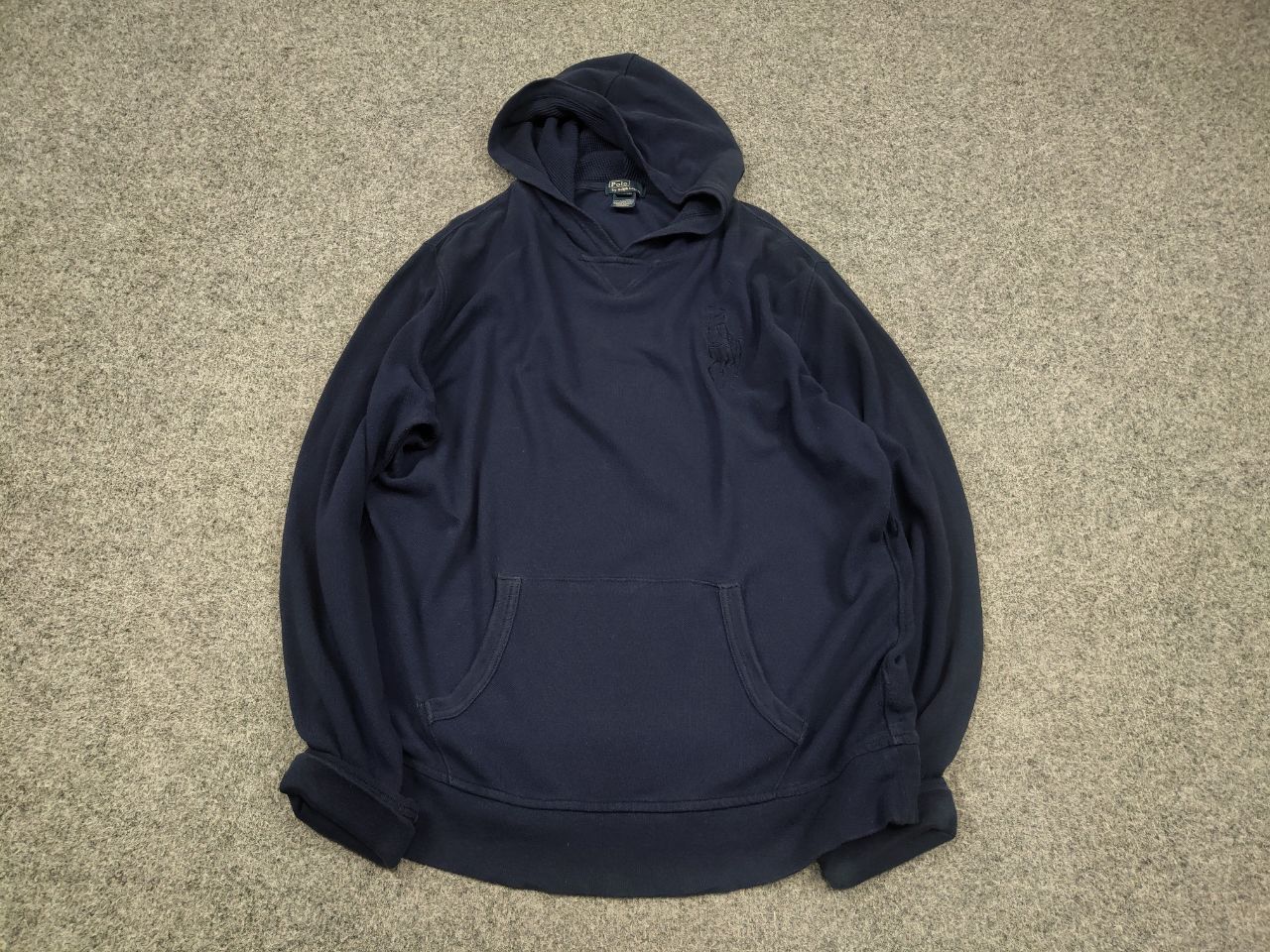 Polo Ralph Lauren Vintage Polo Ralph Lauren Big Pony Blue Hoodie Y2K Style Size US S / EU 44-46 / 1 - 2 Thumbnail