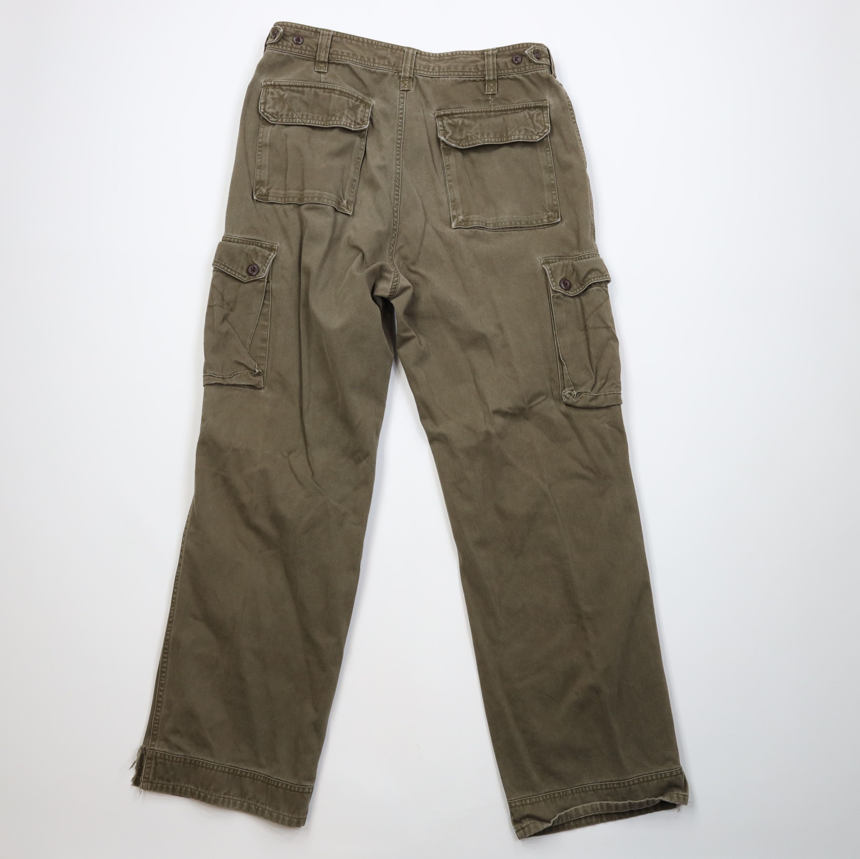 American Eagle Outfitters Vintage 90s Y2K American Eagle Surplus Wide Leg Cargo Pants Size US 34 / EU 50 - 10 Thumbnail