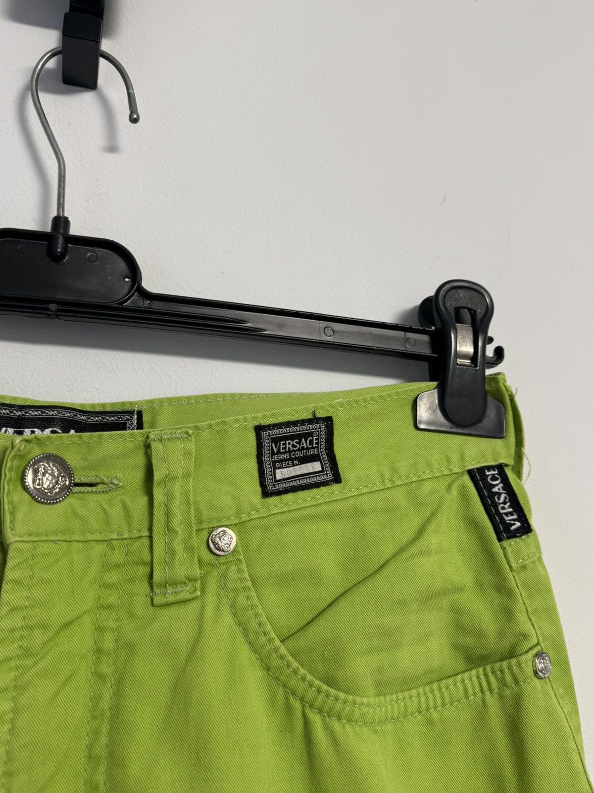 Versace Jeans Couture Versace Jeans Couture Neon Green Jeans Size 31" - 14 Thumbnail
