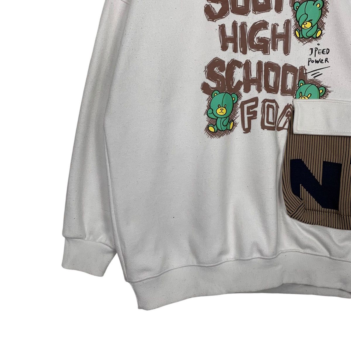 Japanese Brand South High School Crewneck Sweater Size 3XL / US 20-22 - 3 Thumbnail