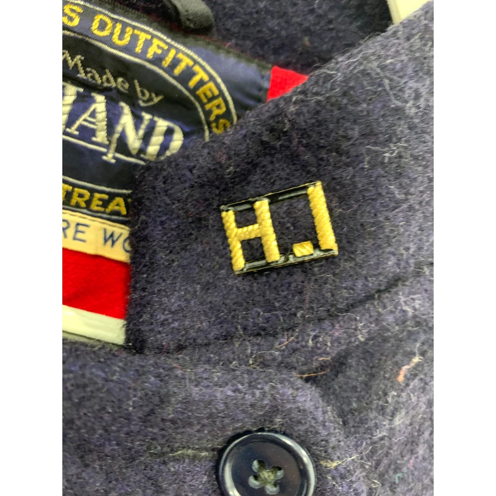 Vintage VINTAGE GIAND Montreal Wool Coat Mens XXL Navy Blue Canadian Made Overcoat Size US XXL / EU 58 / 5 - 6 Thumbnail