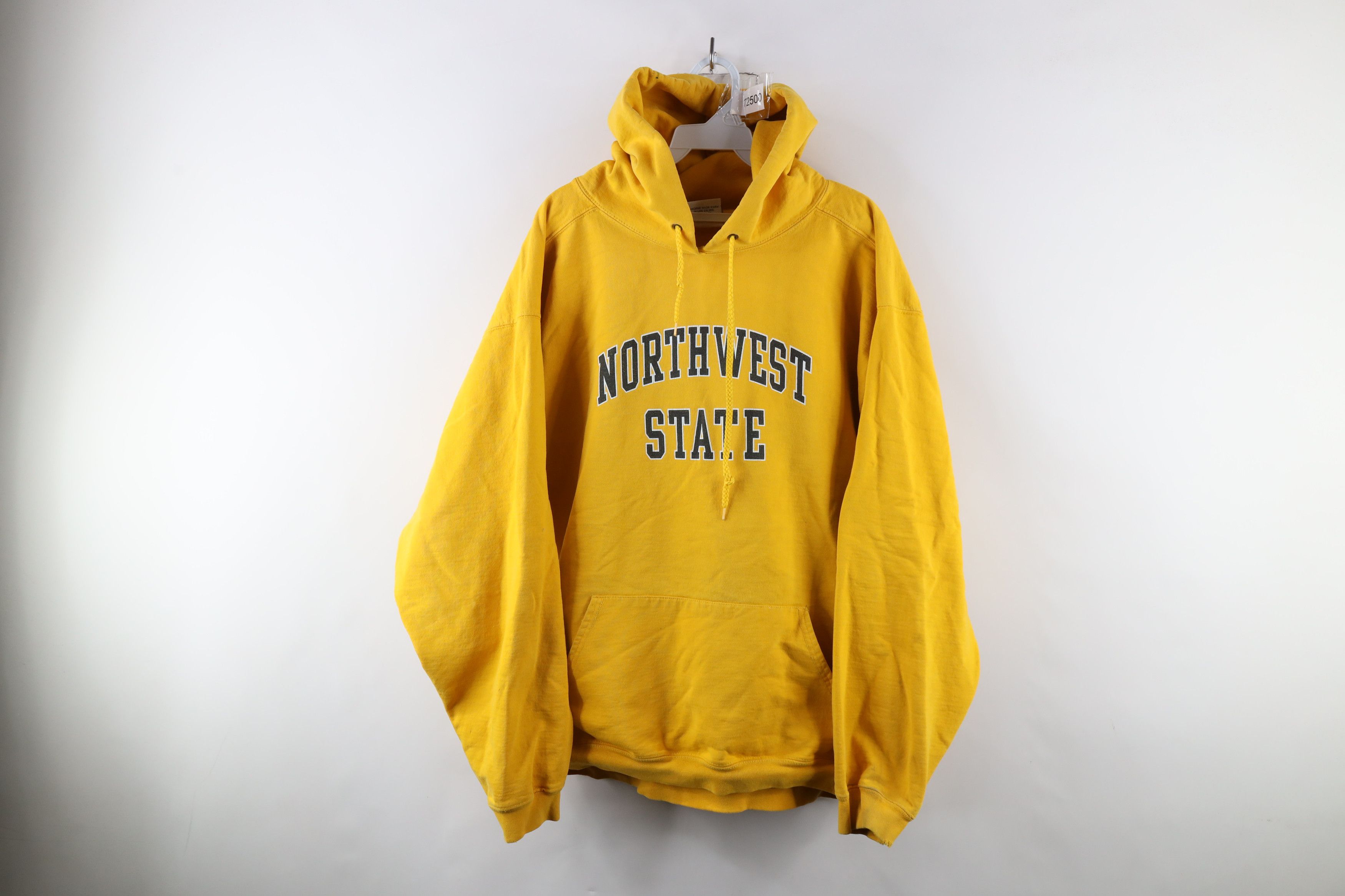 Vintage Vintage 90s Spell Out Northwest State Hoodie Sweatshirt USA Size US XL / EU 56 / 4 - 1 Thumbnail