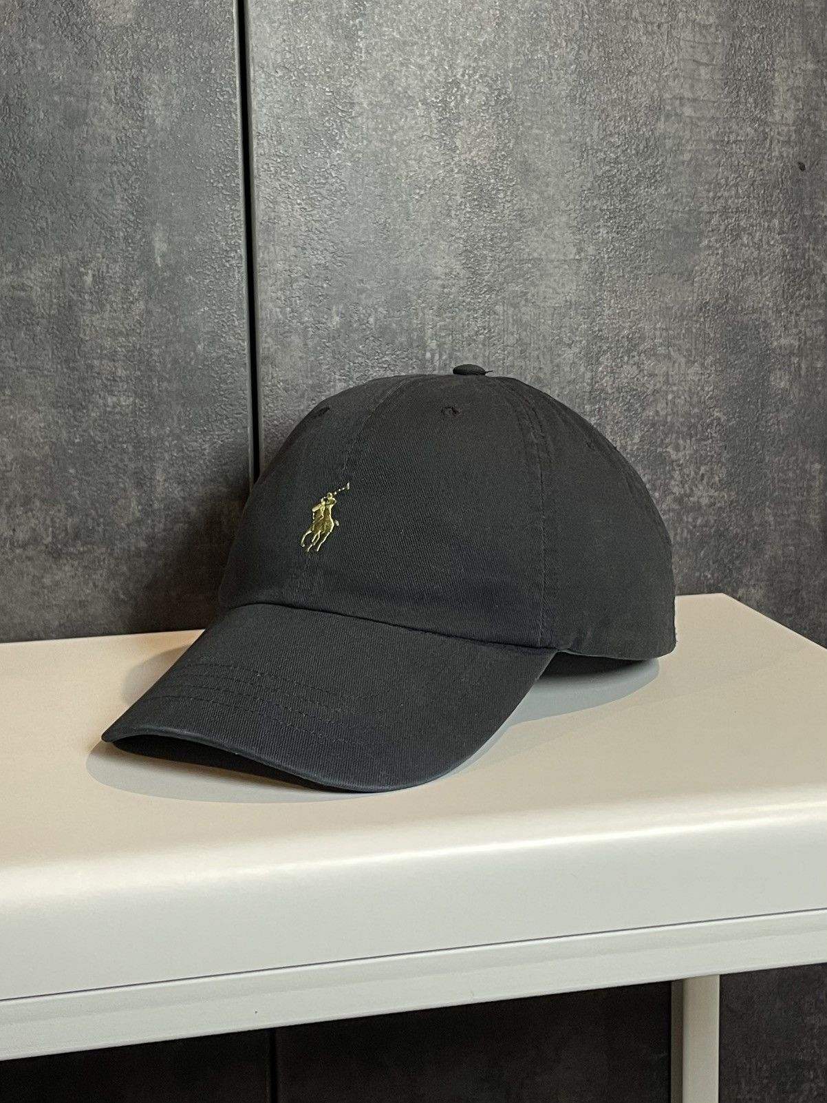 Polo Ralph Lauren Polo Ralph Lauren Pony Black Cap Hat RRL Size ONE SIZE - 1 Thumbnail
