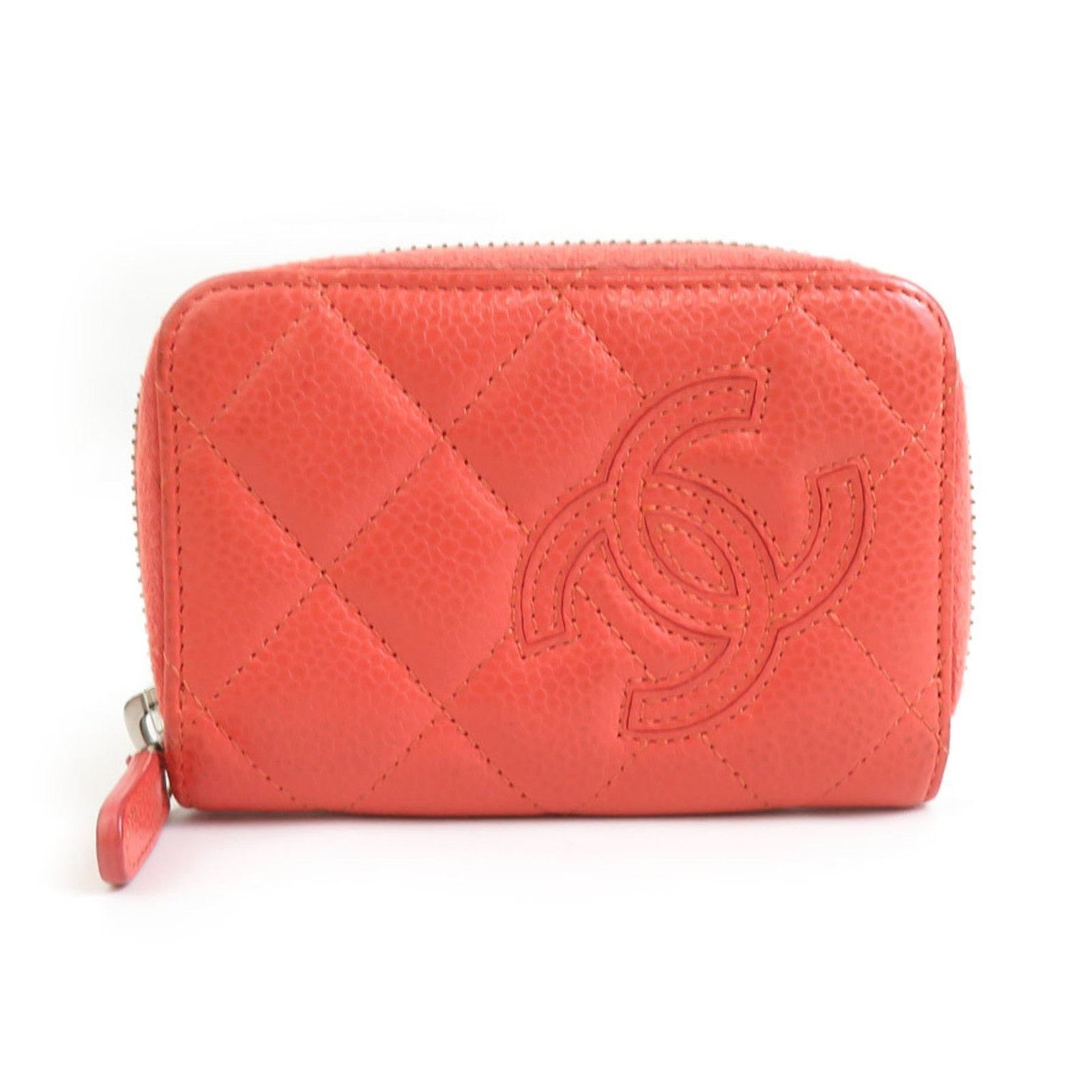 Chanel Leather Wallet with Traces of Usage and Slightly