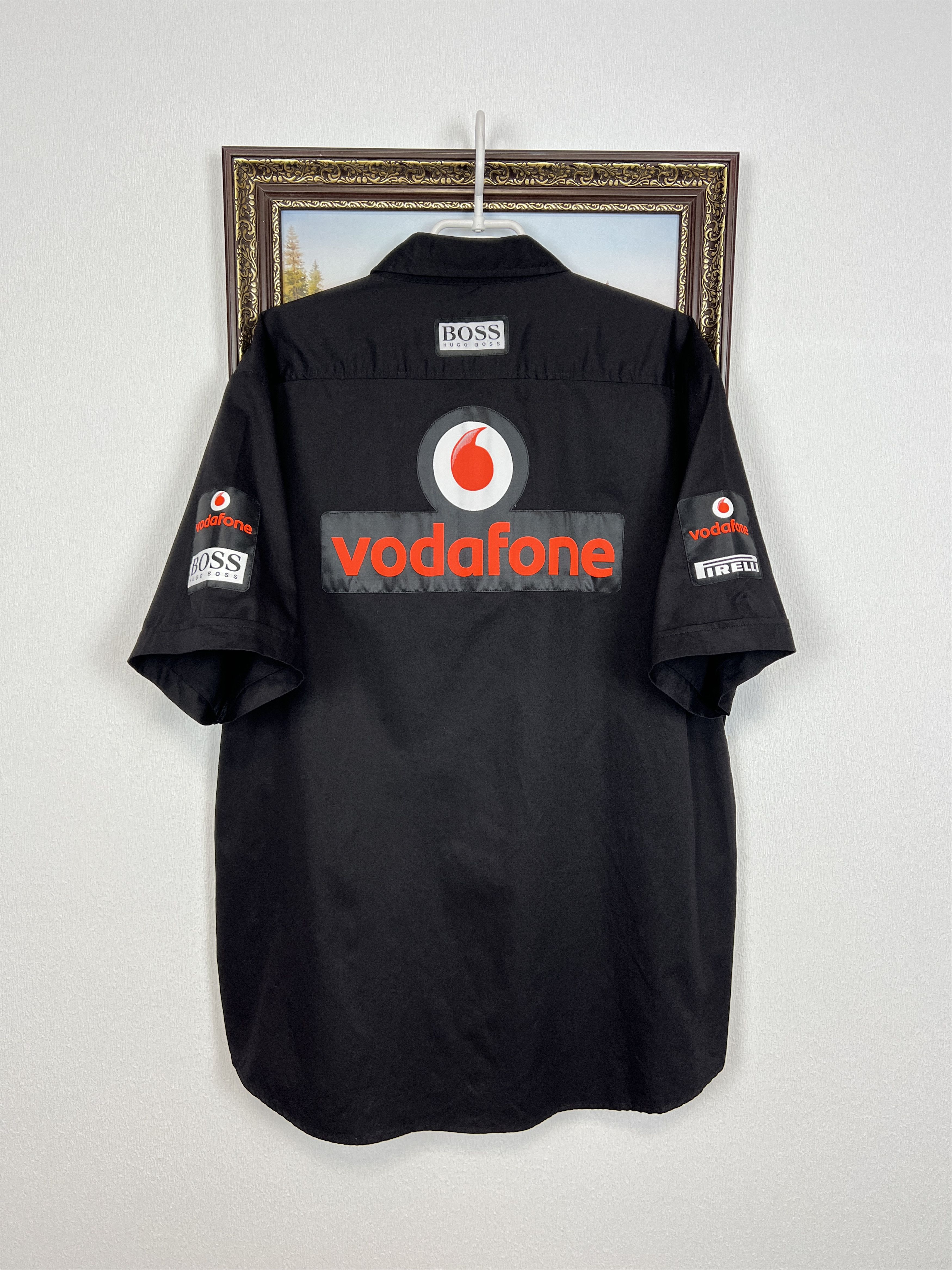 Vintage Mclaren Mercedes Formula 1 Vodafone Racing Jersey Tee Size US XXL / EU 58 / 5 - 1 Thumbnail