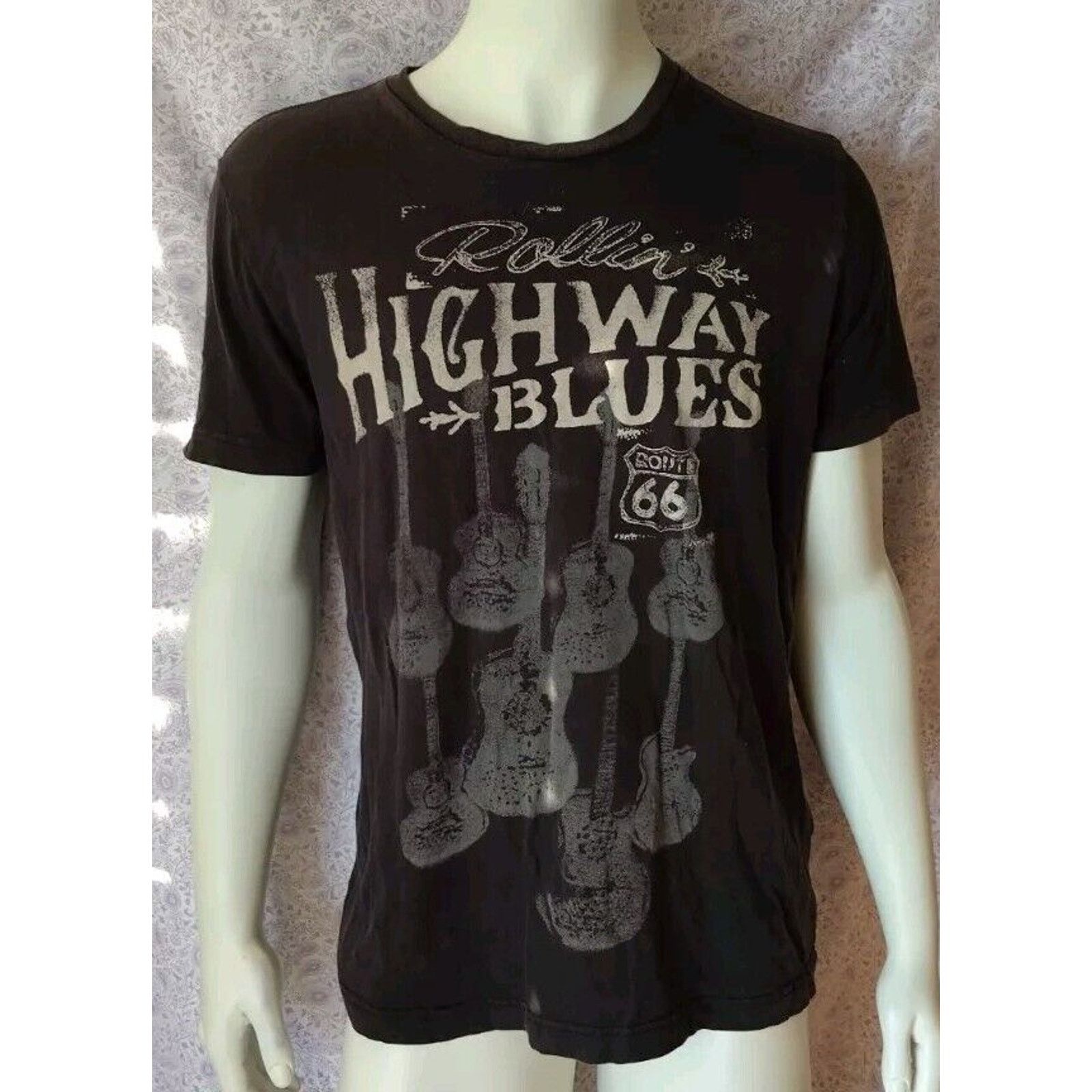 Lucky Brand AMERICA'S HIGHWAY Route 66 "Rolling Highway Blues" Brown szL Size US L / EU 52-54 / 3 - 1 Thumbnail