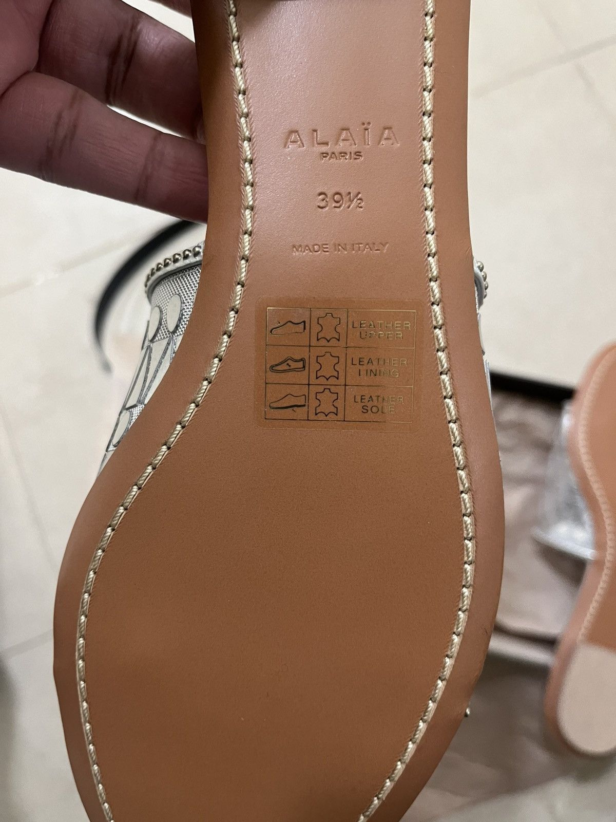 Alaia Alaia Sandals Sz 39.5/9.5us Size US 9.5 / IT 39.5 - 8 Thumbnail