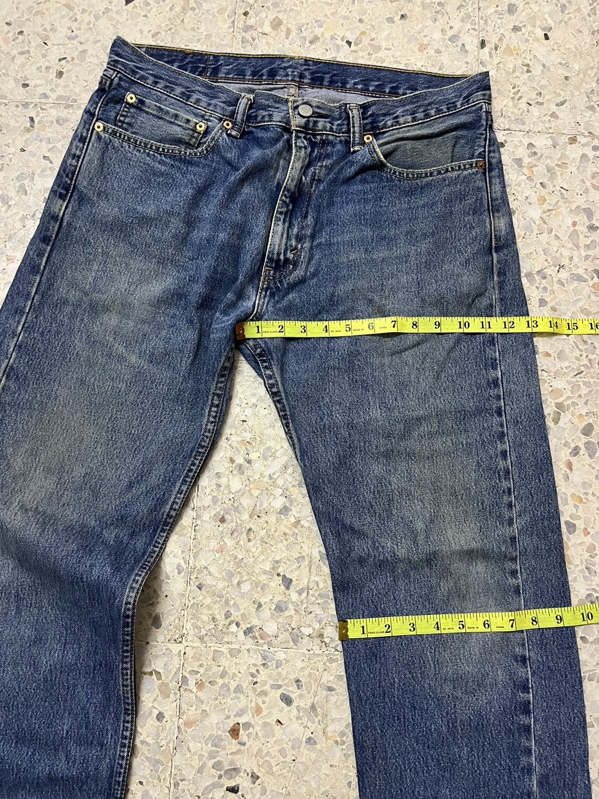 Levi's vintage levis 505 distressed denim Size US 36 / EU 52 - 12 Thumbnail