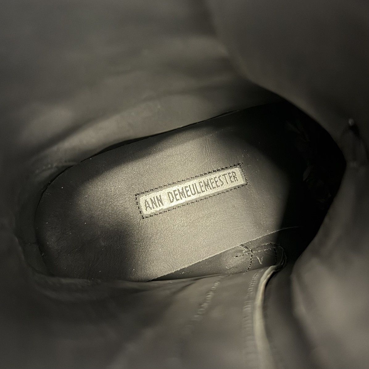Early 2010s Black Leather Combat Boots
