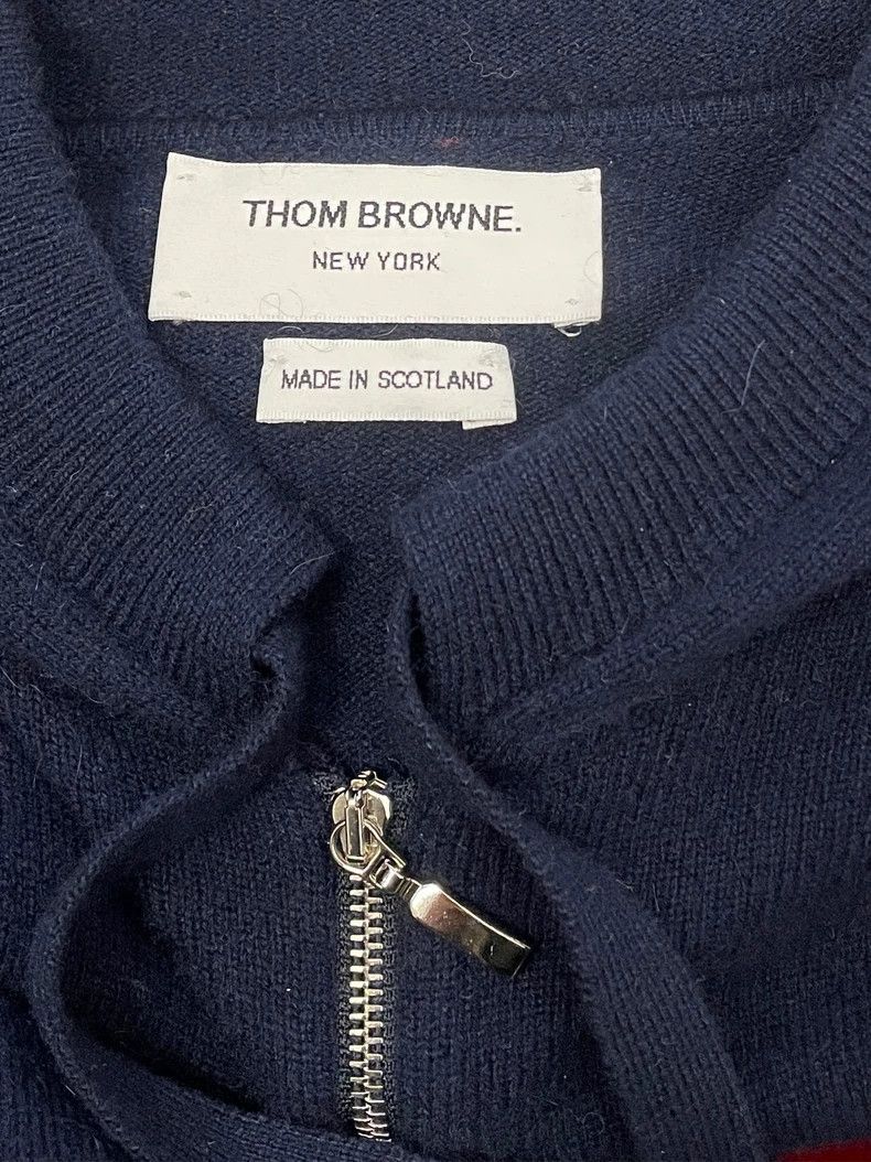 Thom Browne Thom browne Dark blue beautiful color stripe four-striped p Size US S / EU 44-46 / 1 - 5 Thumbnail