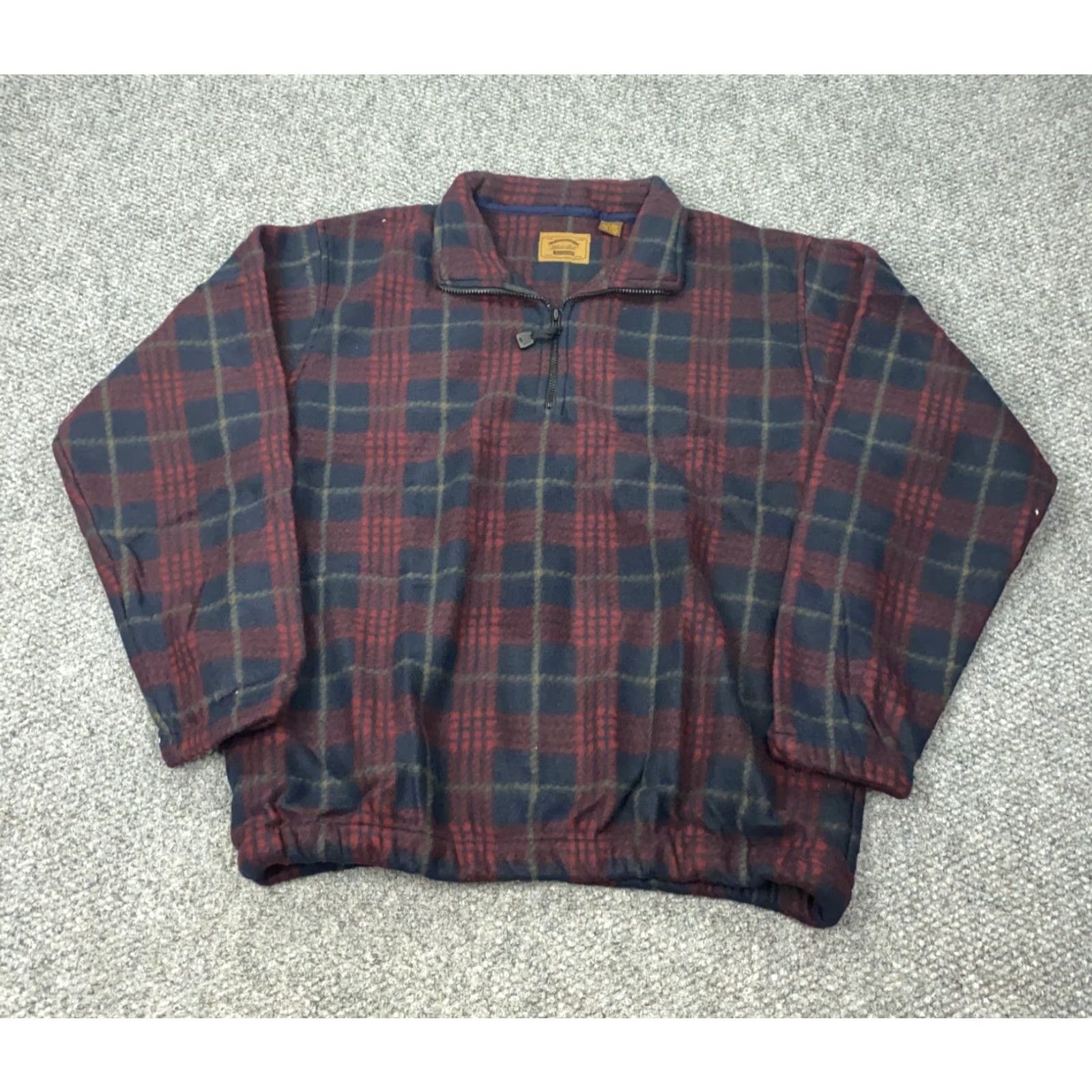 Vintage VINTAGE St Johns Bay Pullover Mens Large Red Plaid Heavyweight Fleece 1/4 Zip Outdoors Shirt Mens Large Red Plaid Heavyweight Fleece Outdoors Size US L / EU 52-54 / 3 - 2 Thumbnail