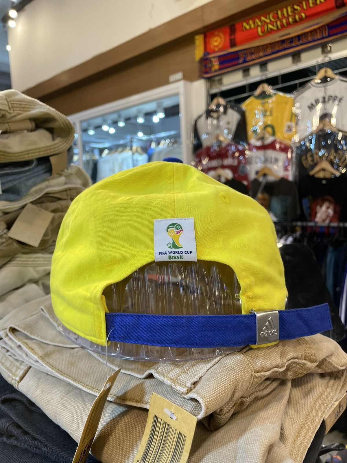 Adidas 2014 Adidas Brazill Football Cap Size ONE SIZE - 4 Thumbnail