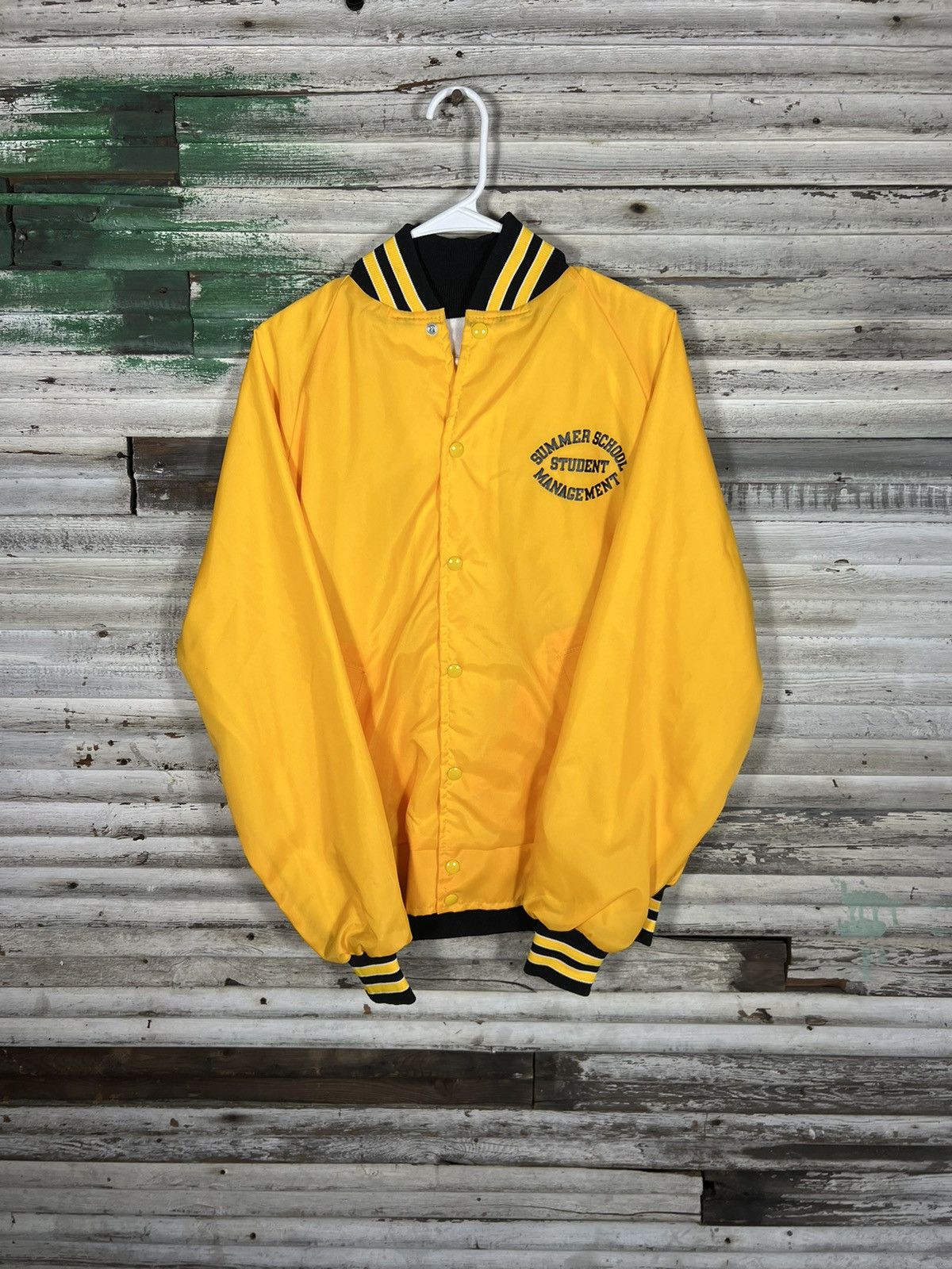 Vintage Vintage Summer School Student Management Jacket Size US L / EU 52-54 / 3 - 2 Thumbnail
