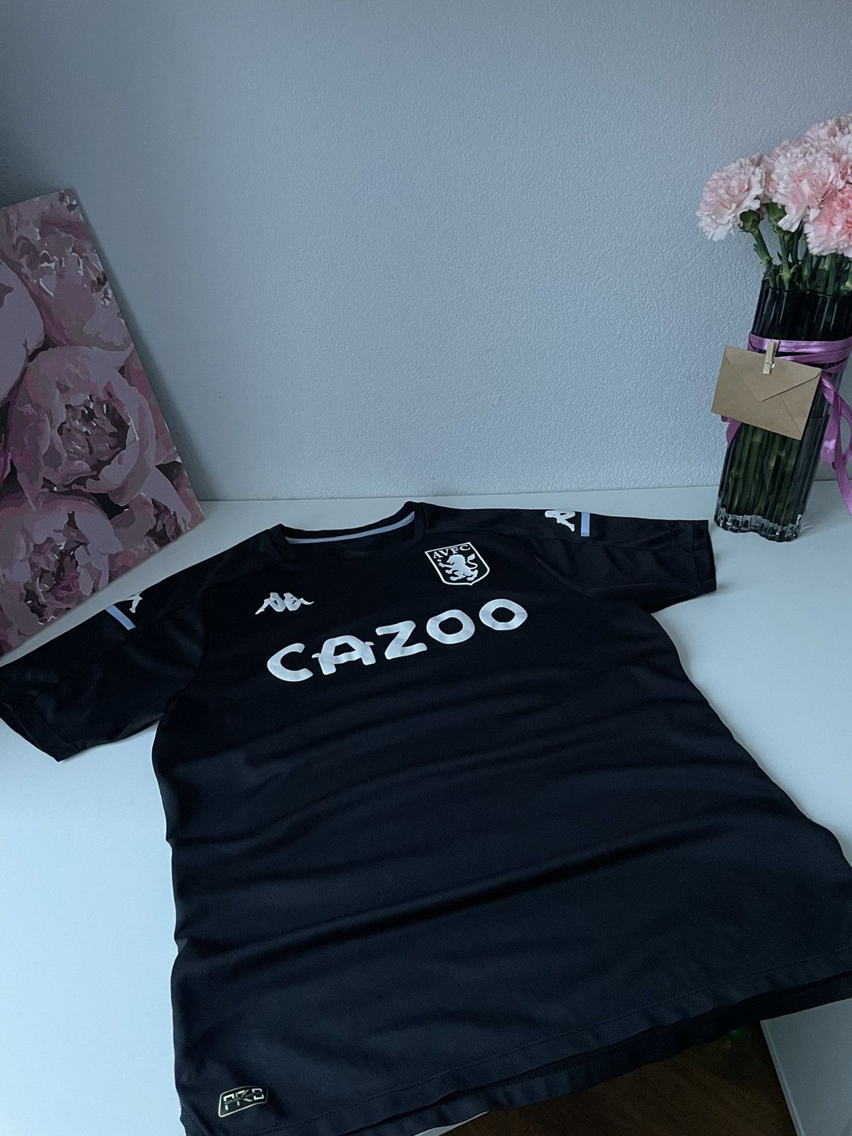 Kappa Kappa Aston Villa 2020/2021 Away Football Shirt Home Jersey Size US M / EU 48-50 / 2 - 4 Thumbnail