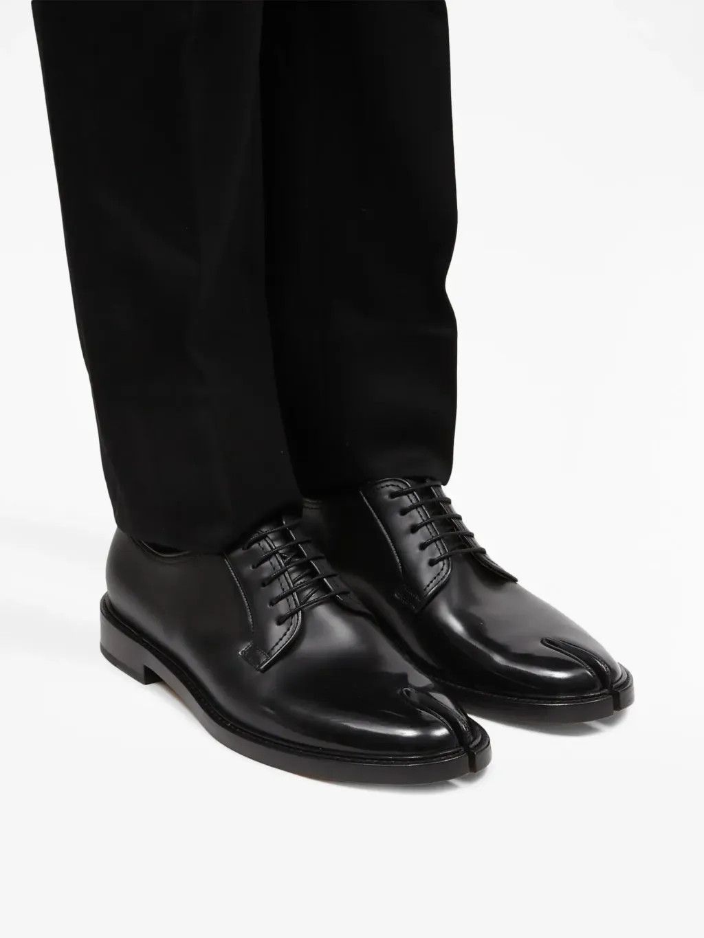 Maison Margiela o1w1db11225 Lace-up Derby Shoes in Black Size US 10 / EU 43 - 3 Thumbnail