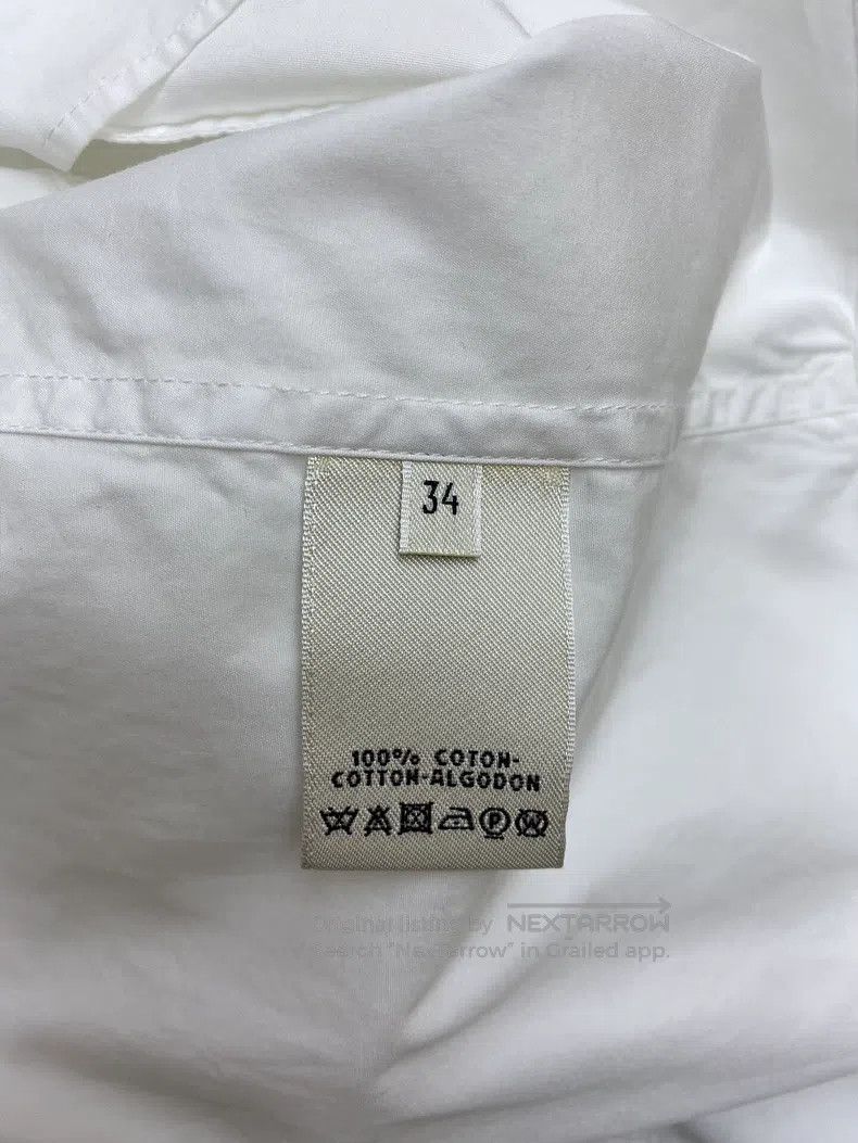 Hermes Hermes White Zip-Up Shirt Jacket Size XXS / US 00 / IT 34 - 6 Thumbnail