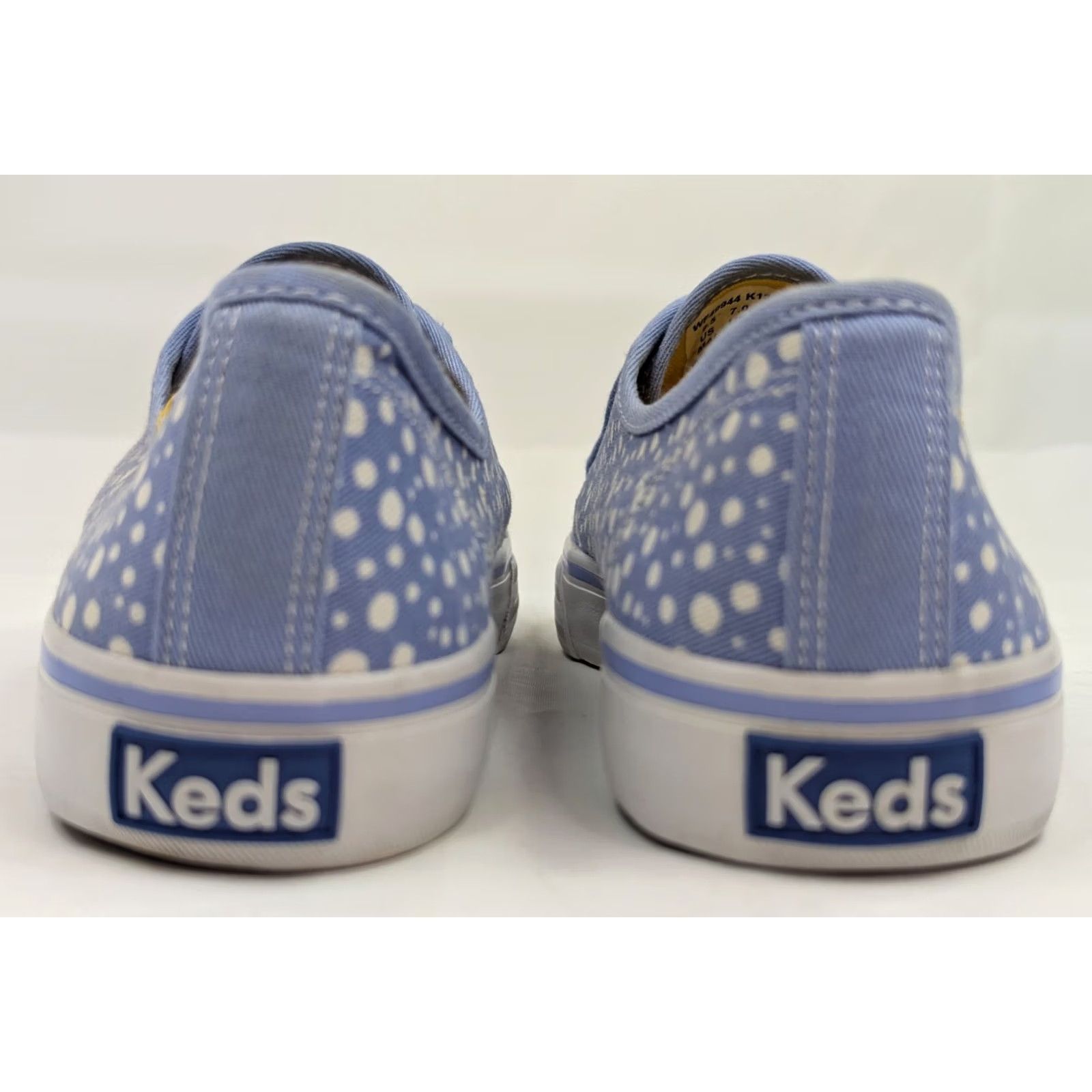 Keds Keds Double Up Bubble Blue Low Top Shoe Women 9.5 Canvas Dotted WF49944 Casual Sneaker Menstrual? Size L / US 10 / IT 46 - 7 Thumbnail