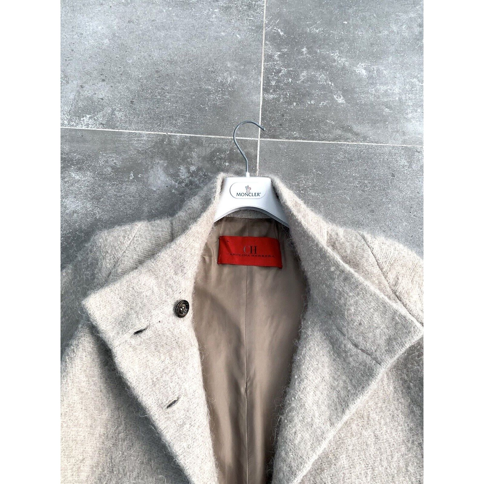 Carolina Herrera Women's CAROLINA HERRERA Mohair Trench Coat Jacket M / 12 Size M / US 6-8 / IT 42-44 - 11 Thumbnail