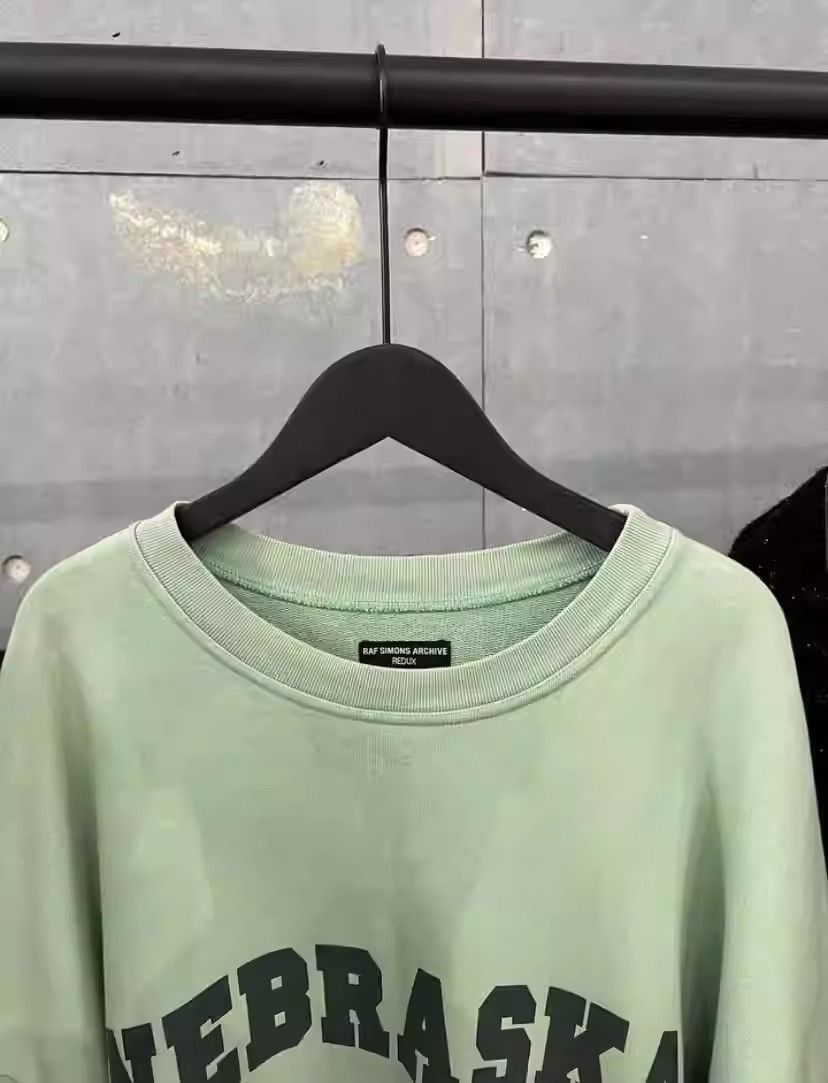 Raf Simons raf simons archive redux mint green sweatshirt-2505 Size US M / EU 48-50 / 2 - 3 Thumbnail