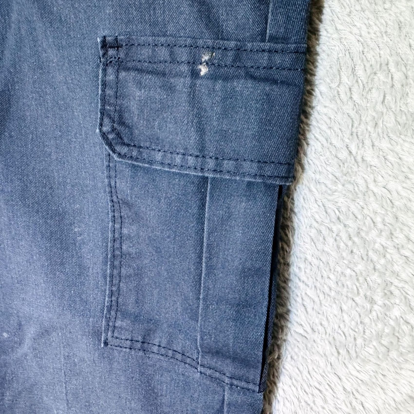 Dickies Dickies Pants Mens 34x30 Blue Cargo Regular Straight Workwear Polyester Cotton Size US 34 / EU 50 - 5 Thumbnail