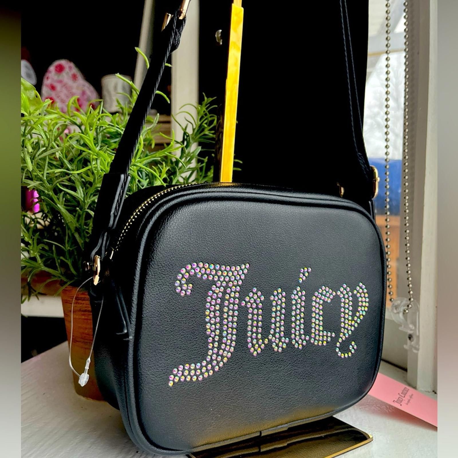 Juicy Couture Jeans Juicy Couture Black Obsession Camera Bag NWT Size ONE SIZE - 1 Thumbnail