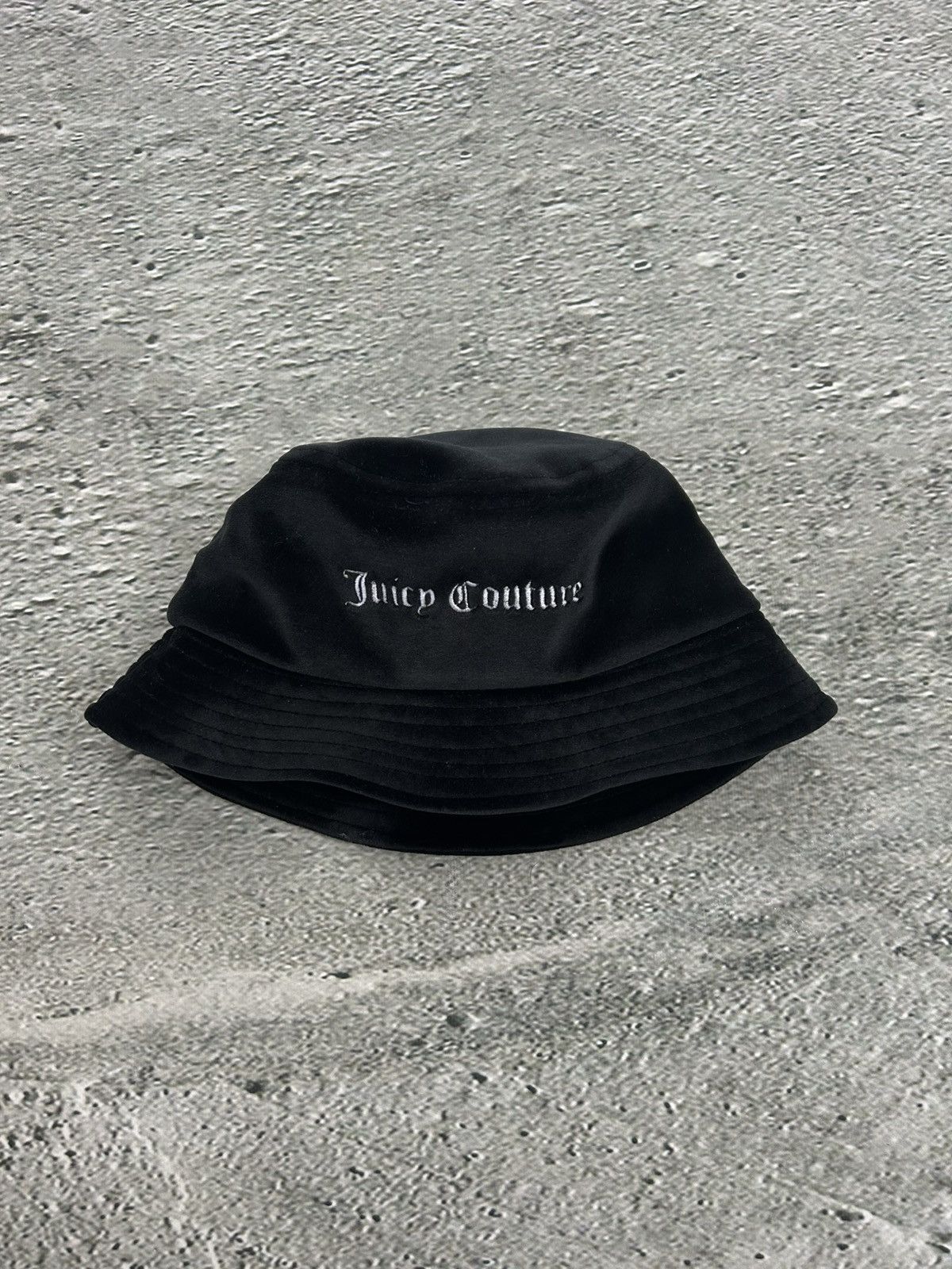 Juicy Couture Juicy Couture Bucket Hat Cap black Y2K Size ONE SIZE - 1 Thumbnail