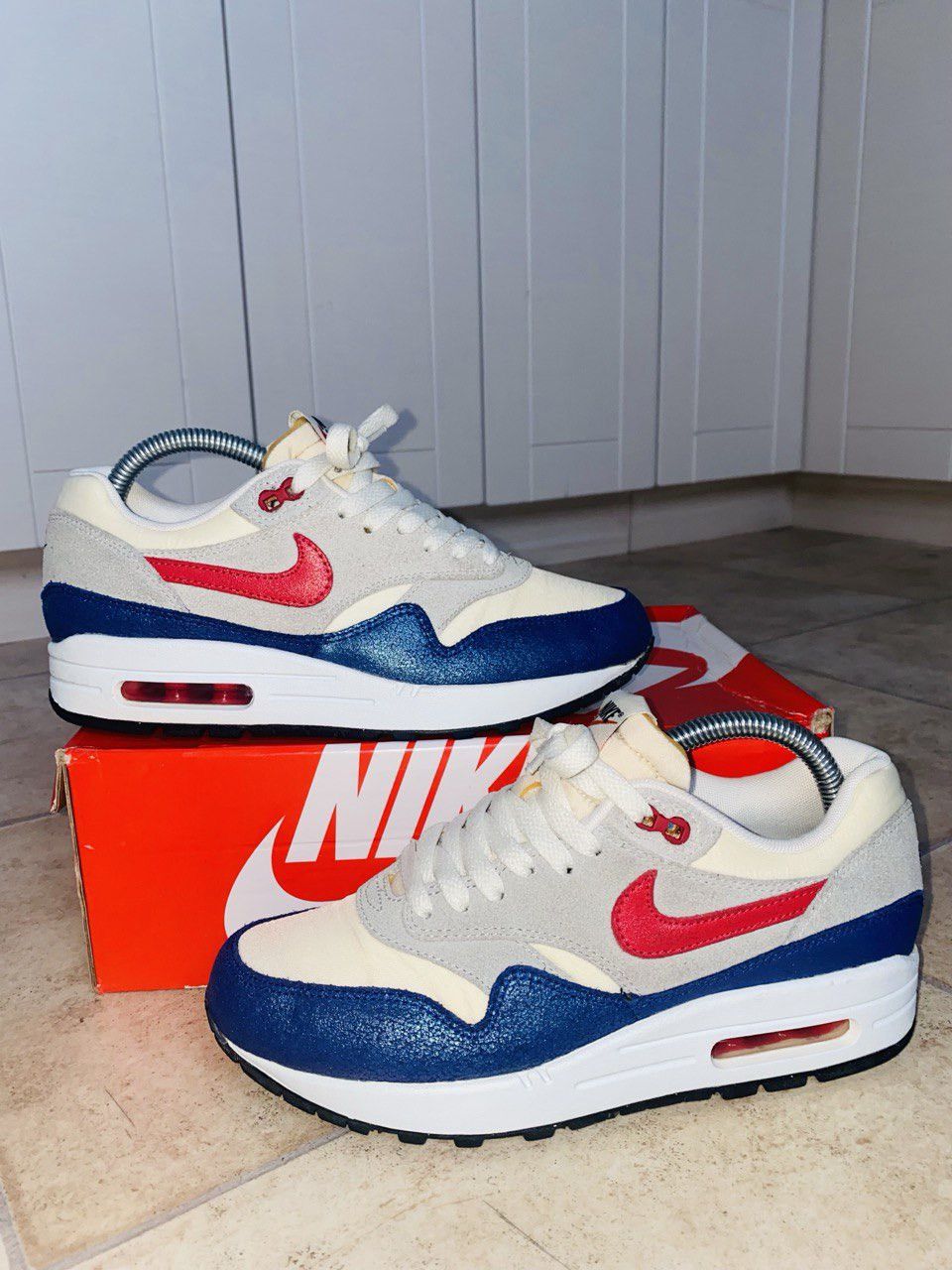 Nike × Patta × USA Olympics NikeLab Air Max 1 Vintage Atmos Parra Clot Size US 6 / EU 39 - 7 Thumbnail