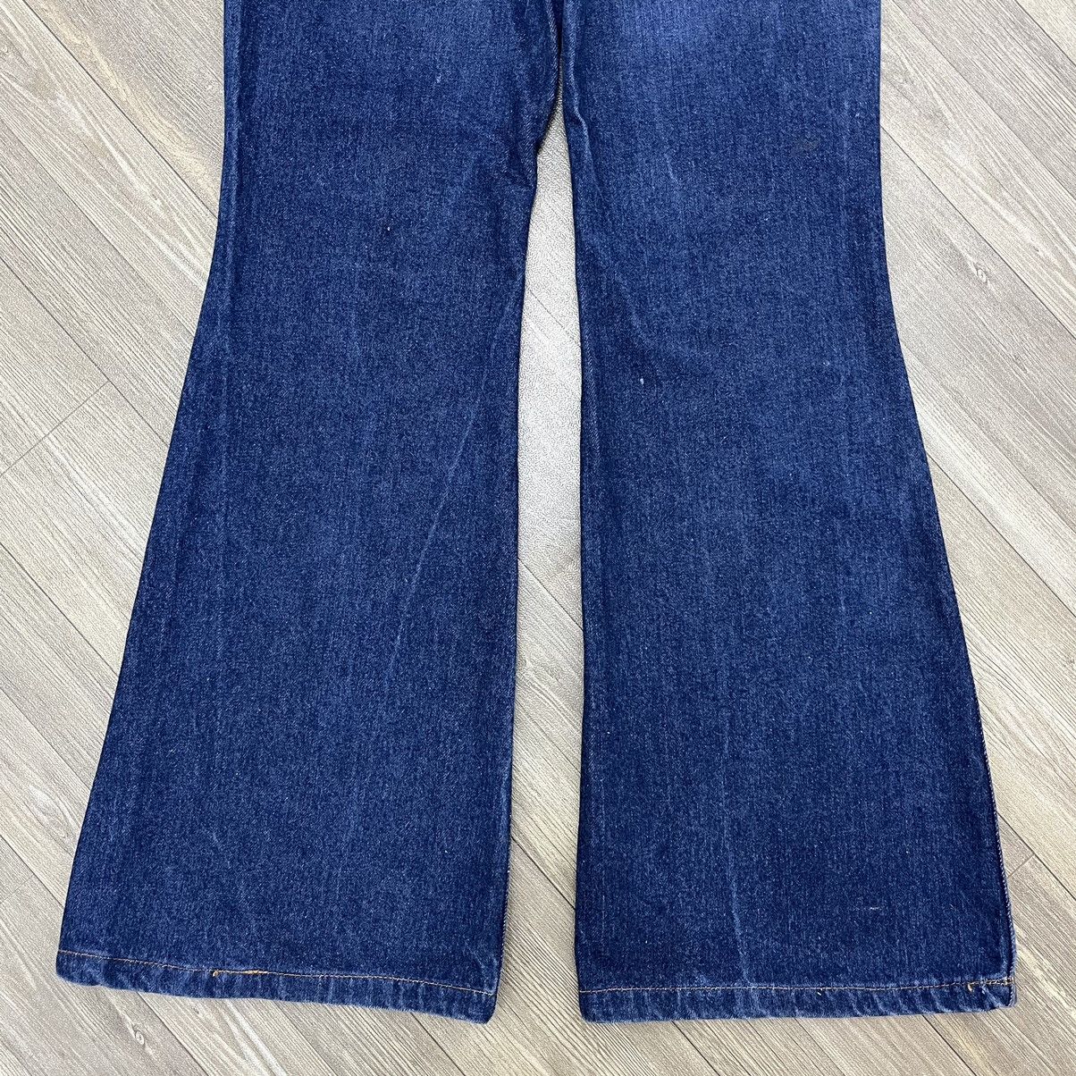 If Six Was Nine × Japanese Brand × Le Grande Bleu (L.G.B.) Vintage Big John Flared Jeans Bush Pants Style BootCut Denim Size US 27 - 17 Thumbnail