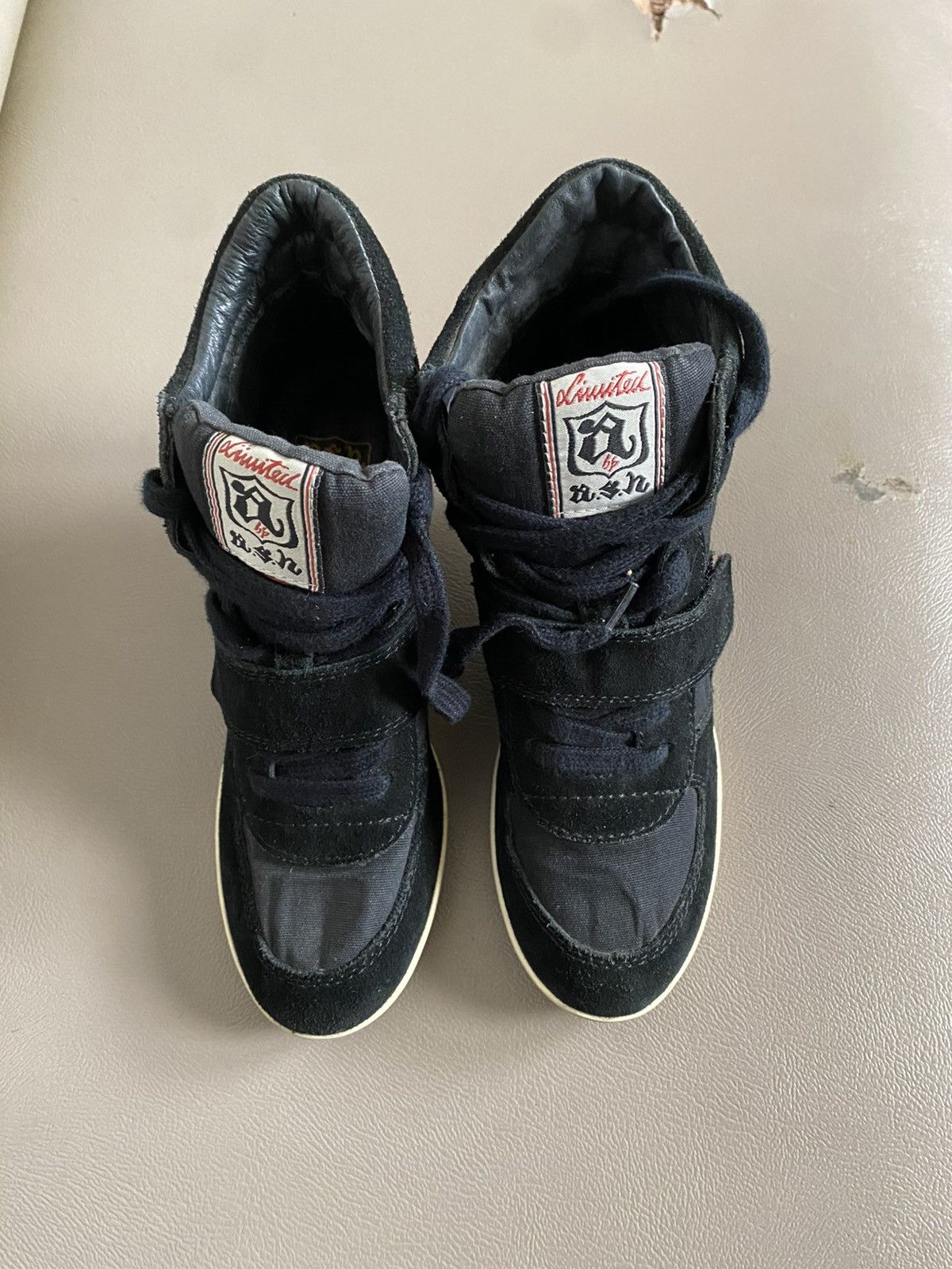 If Six Was Nine Ash strap high top suede sneakers style Size US 7 / IT 37 - 3 Thumbnail