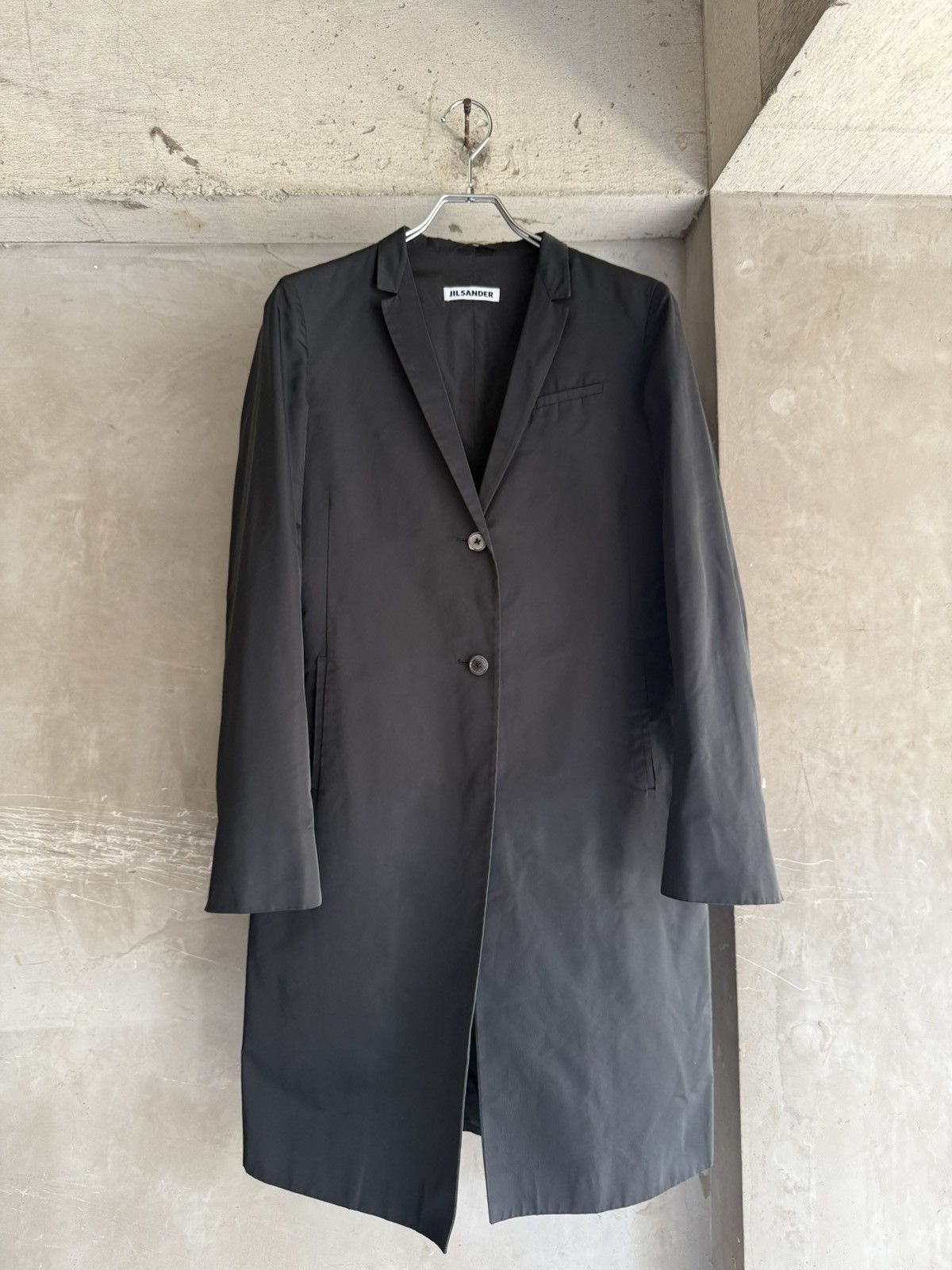 Jil Sander JIL SANDER Archive Black Chester Coat Size S / US 4 / IT 40 - 1 Thumbnail